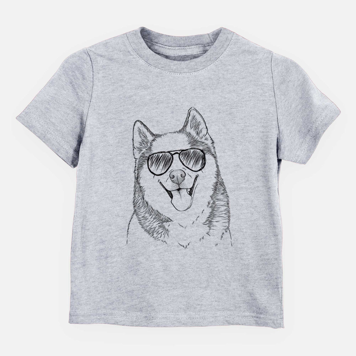 Aviator Teak the Siberian Husky - Kids/Youth/Toddler Shirt