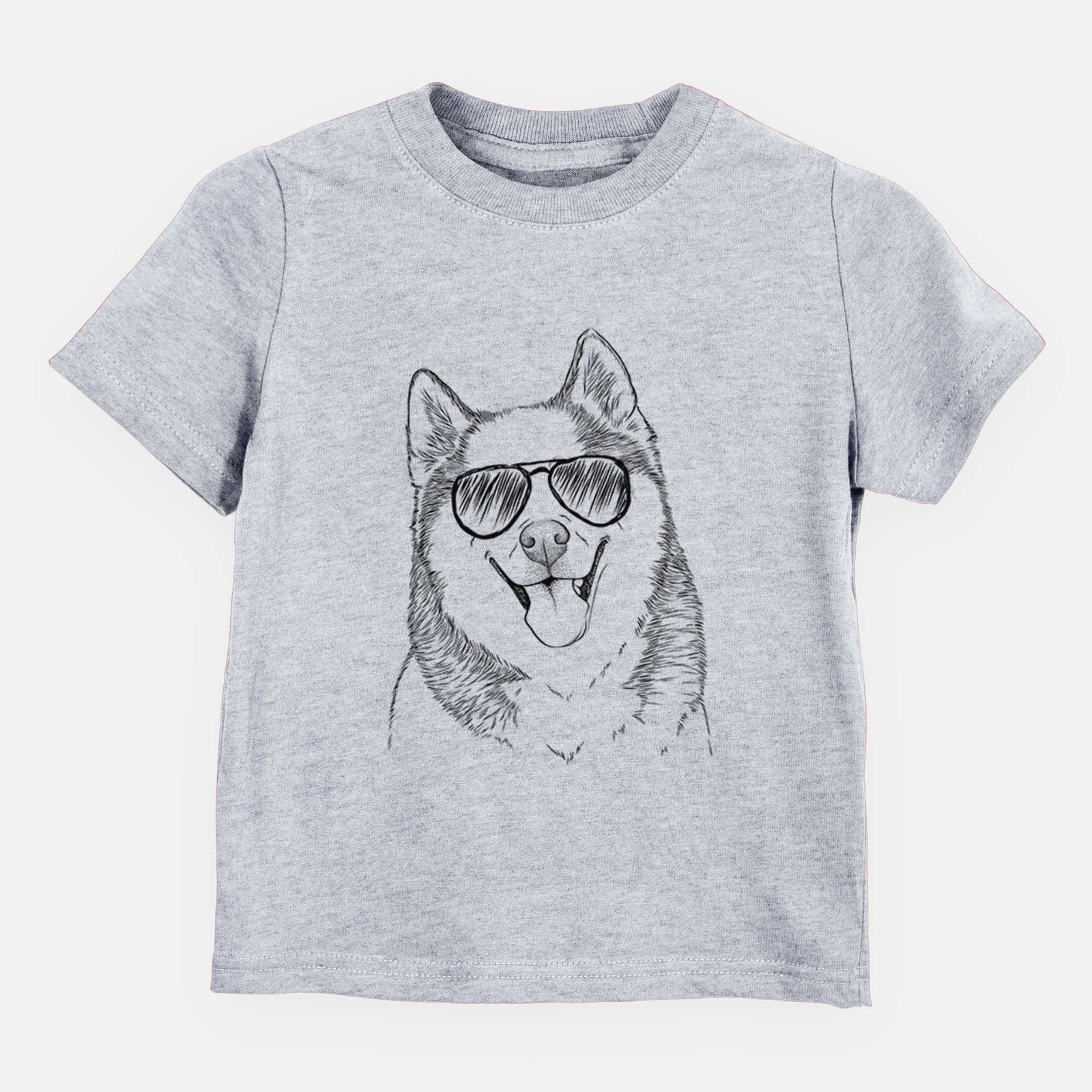 Aviator Teak the Siberian Husky - Kids/Youth/Toddler Shirt