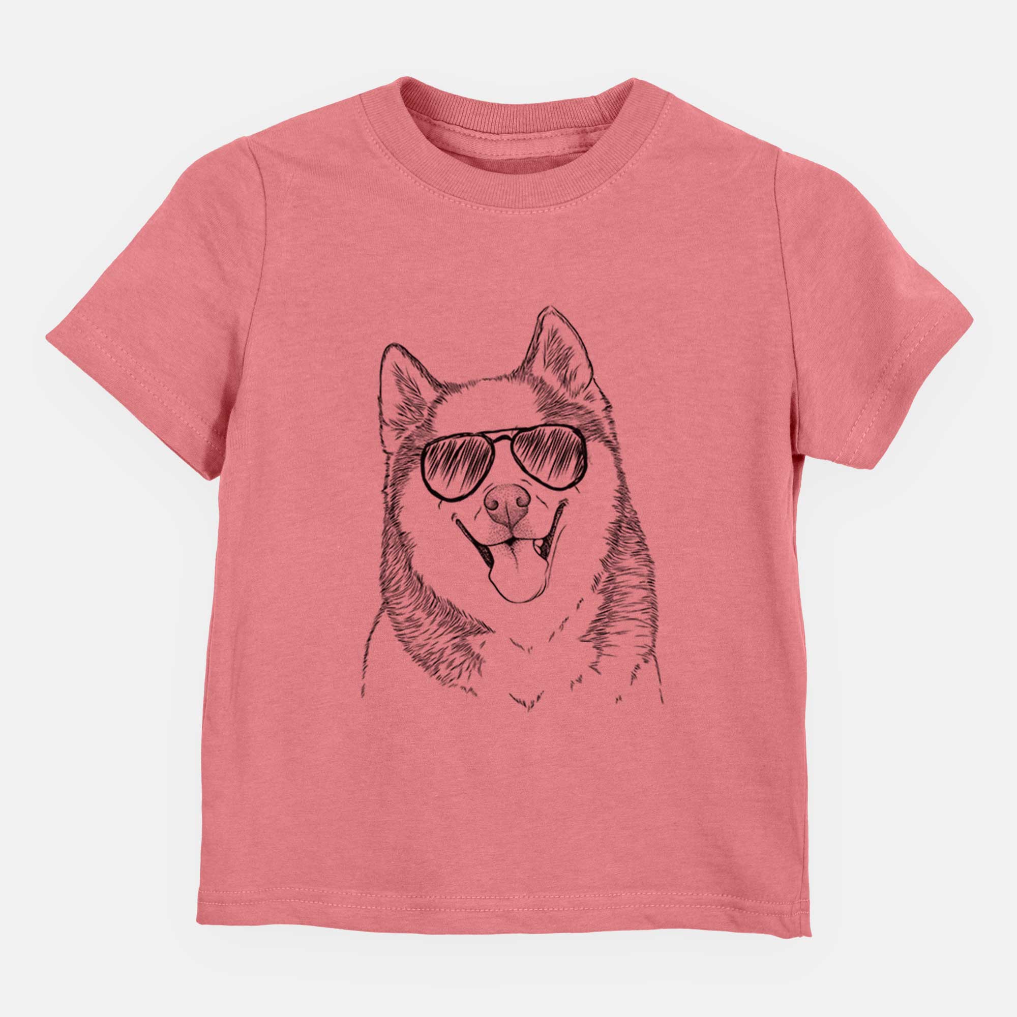 Aviator Teak the Siberian Husky - Kids/Youth/Toddler Shirt