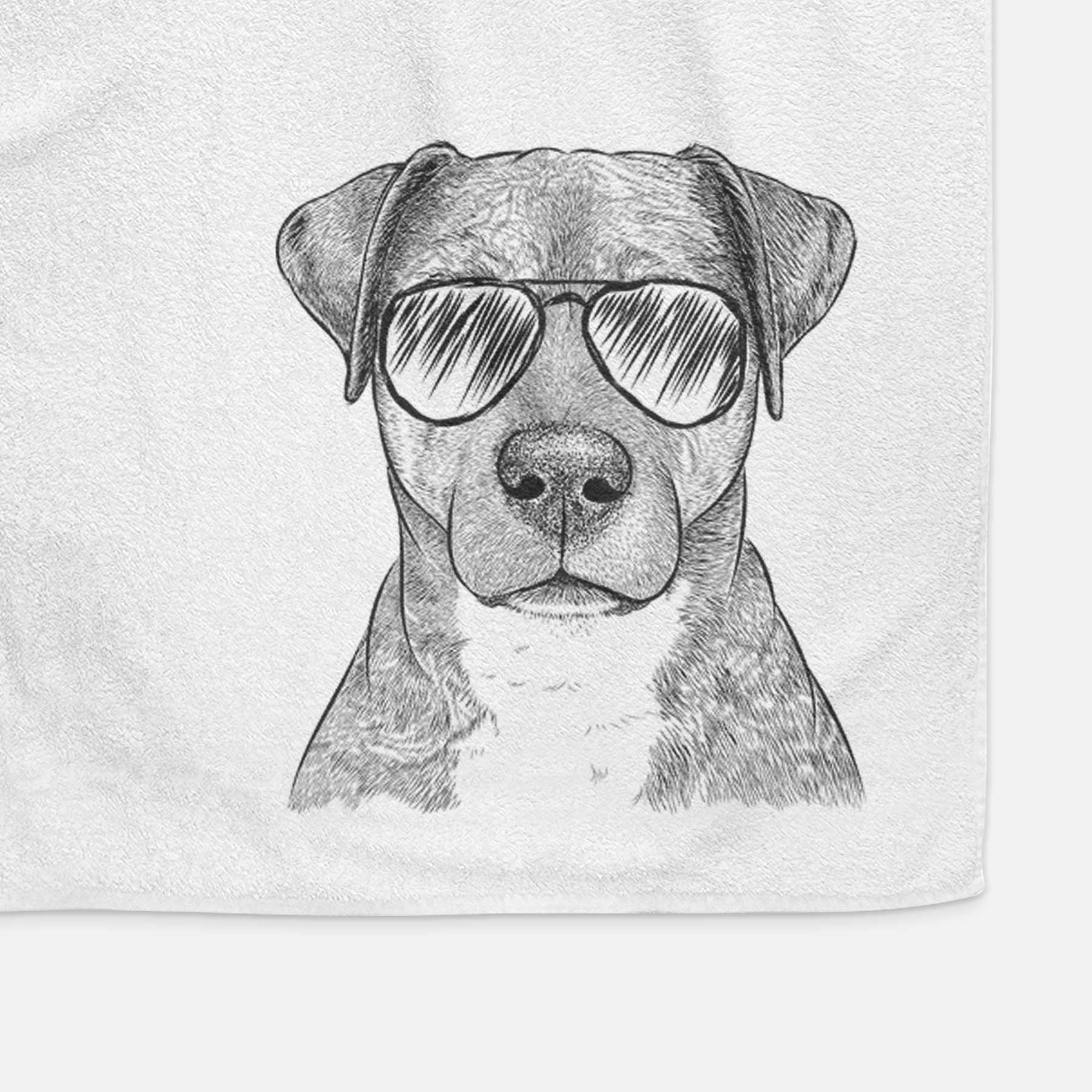 TedE the Mixed Breed Decorative Hand Towel