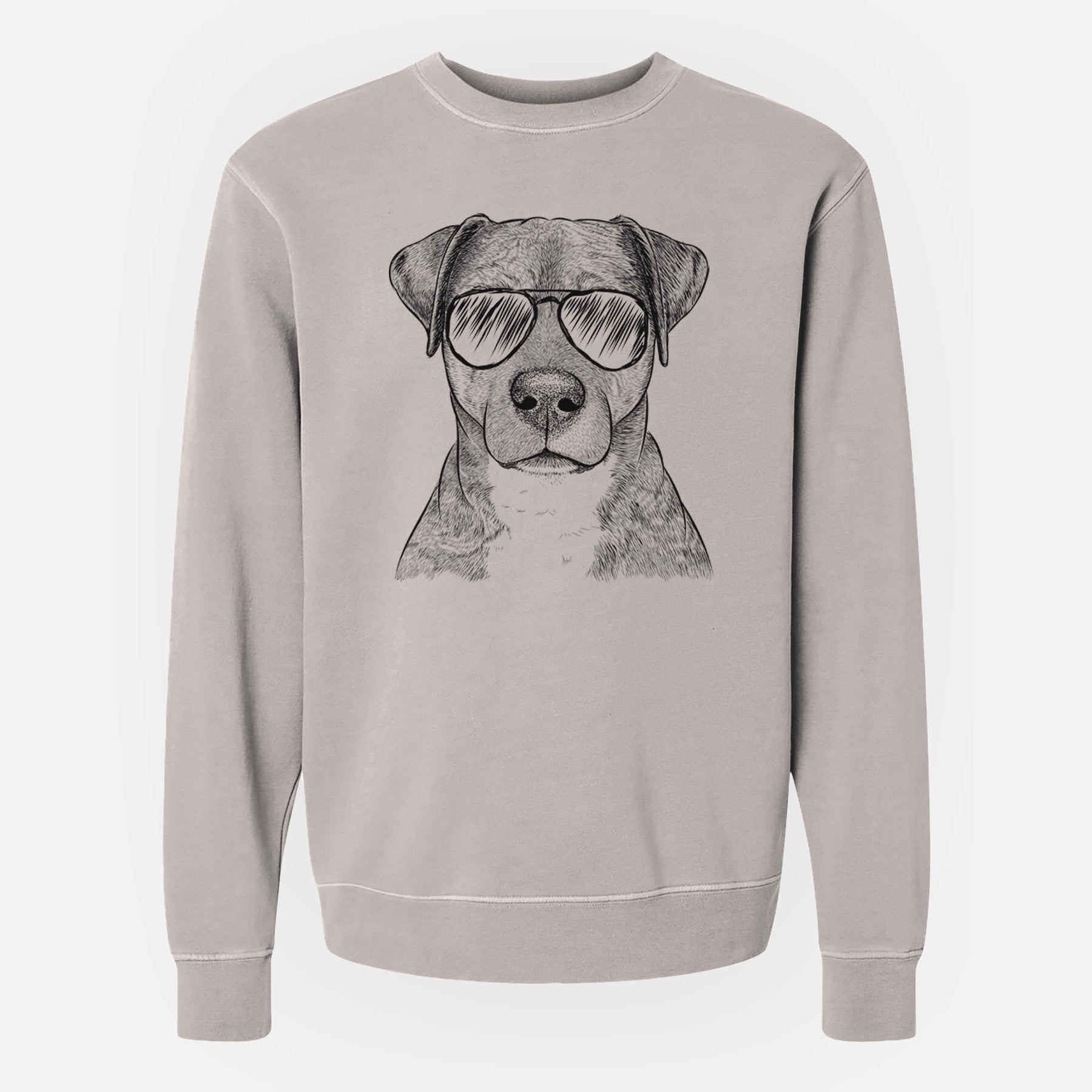 Aviator TedE the Mixed Breed - Unisex Pigment Dyed Crew Sweatshirt