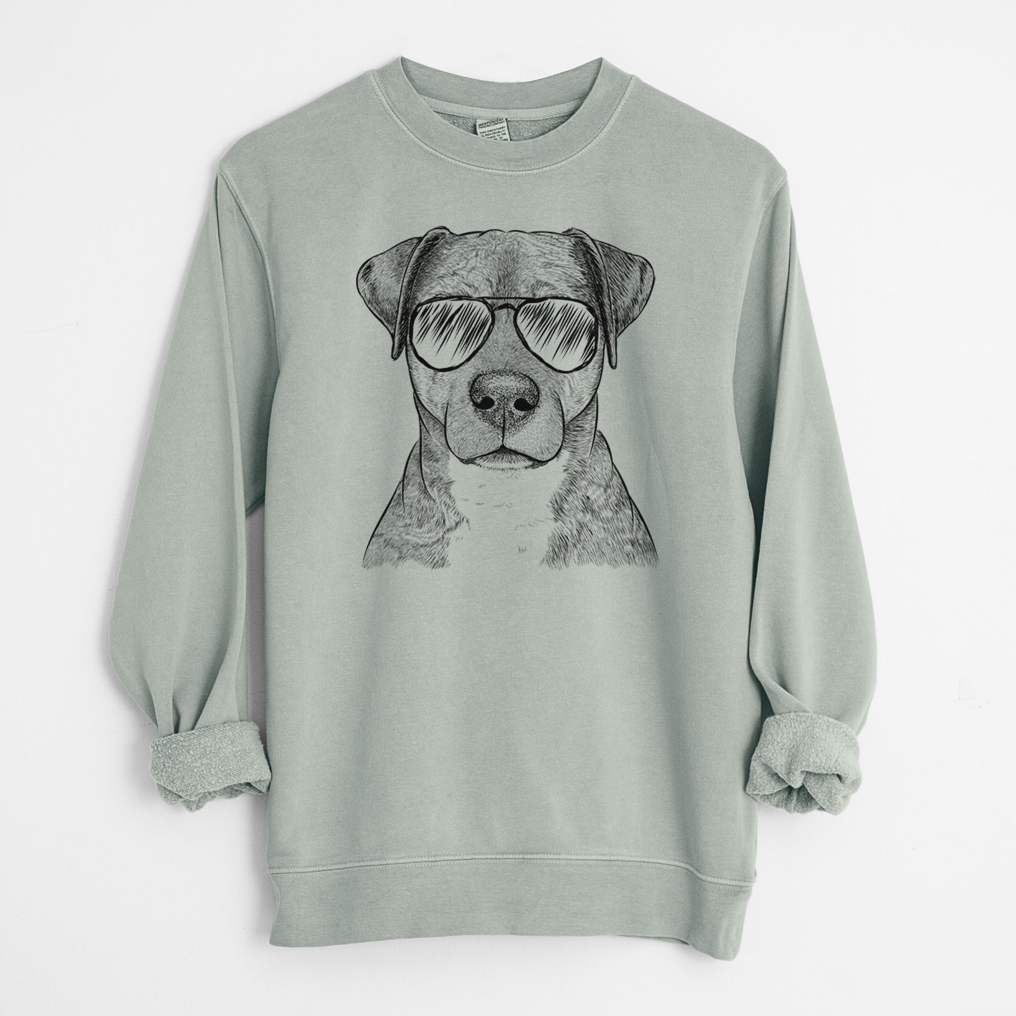 Aviator TedE the Mixed Breed - Unisex Pigment Dyed Crew Sweatshirt