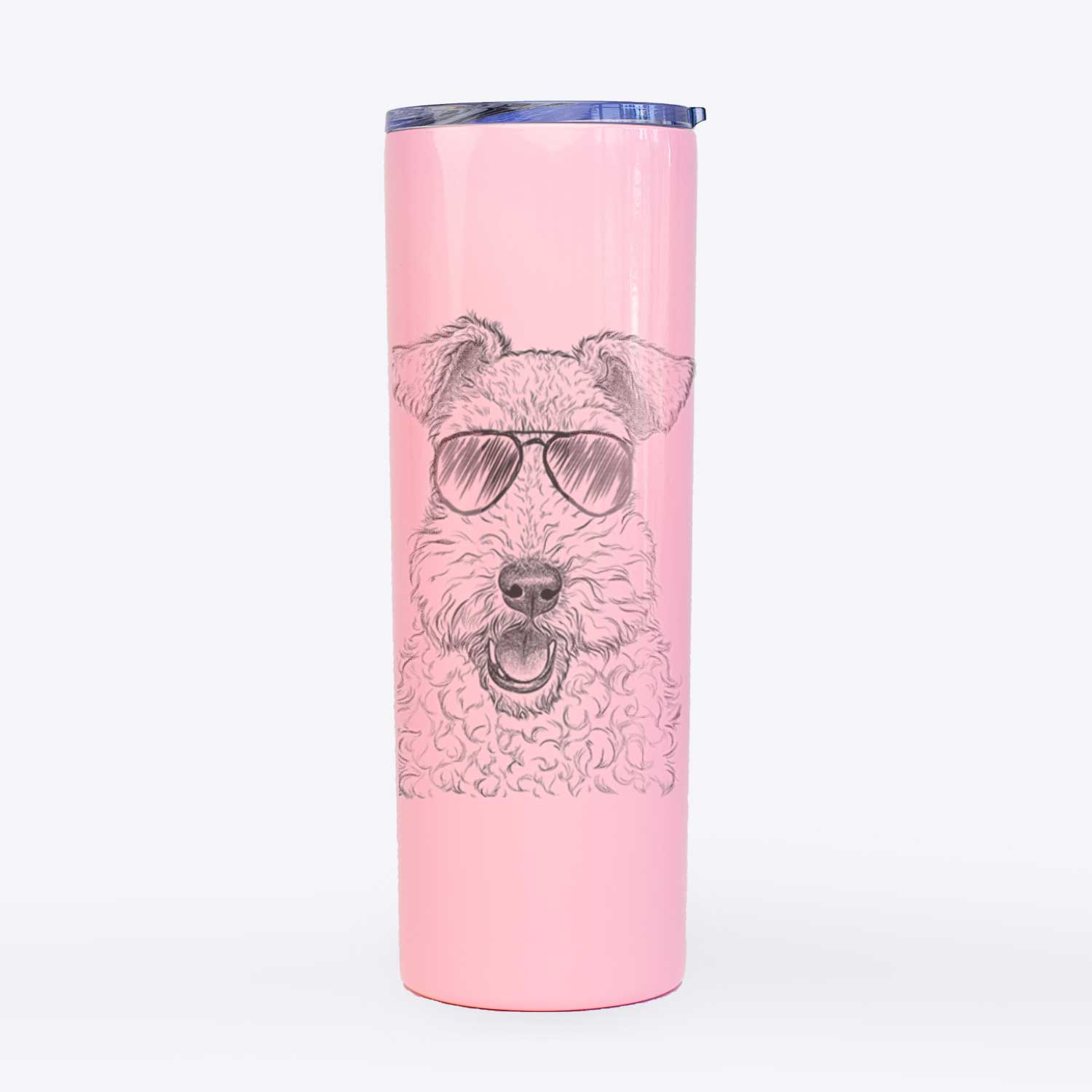 Ted the Wire Fox Terrier - 20oz Skinny Tumbler