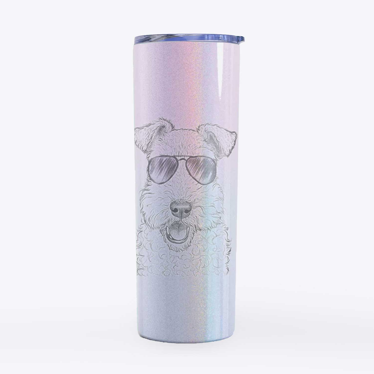 Ted the Wire Fox Terrier - 20oz Skinny Tumbler