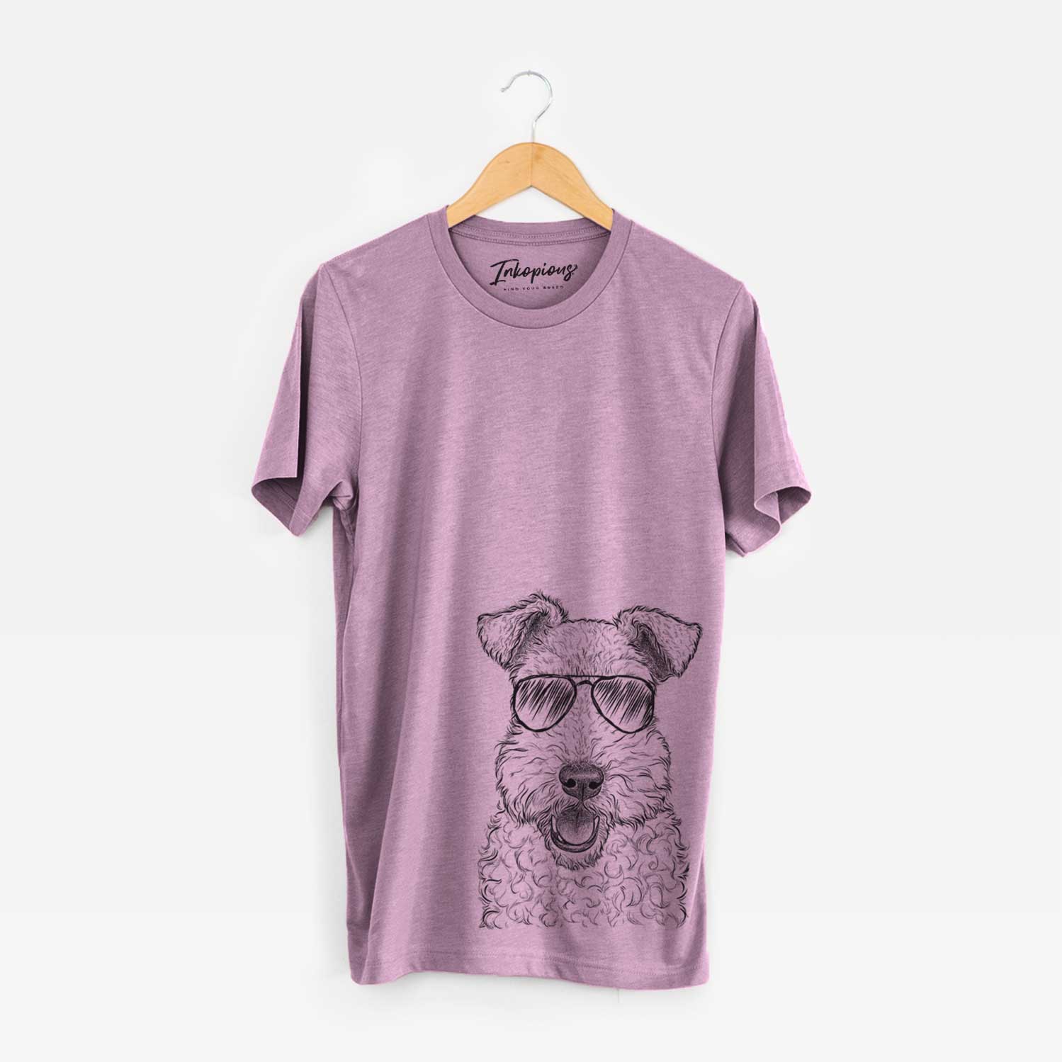 Aviator Ted the Wire Fox Terrier - Unisex Crewneck