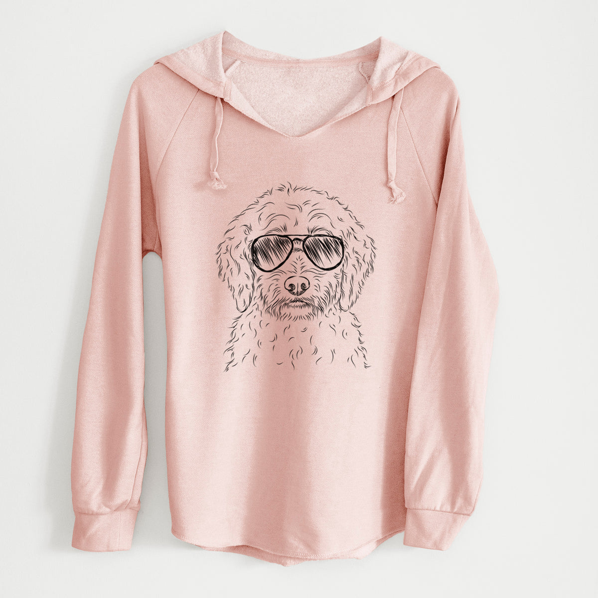 Aviator Teddy the Labradoodle - Cali Wave Hooded Sweatshirt