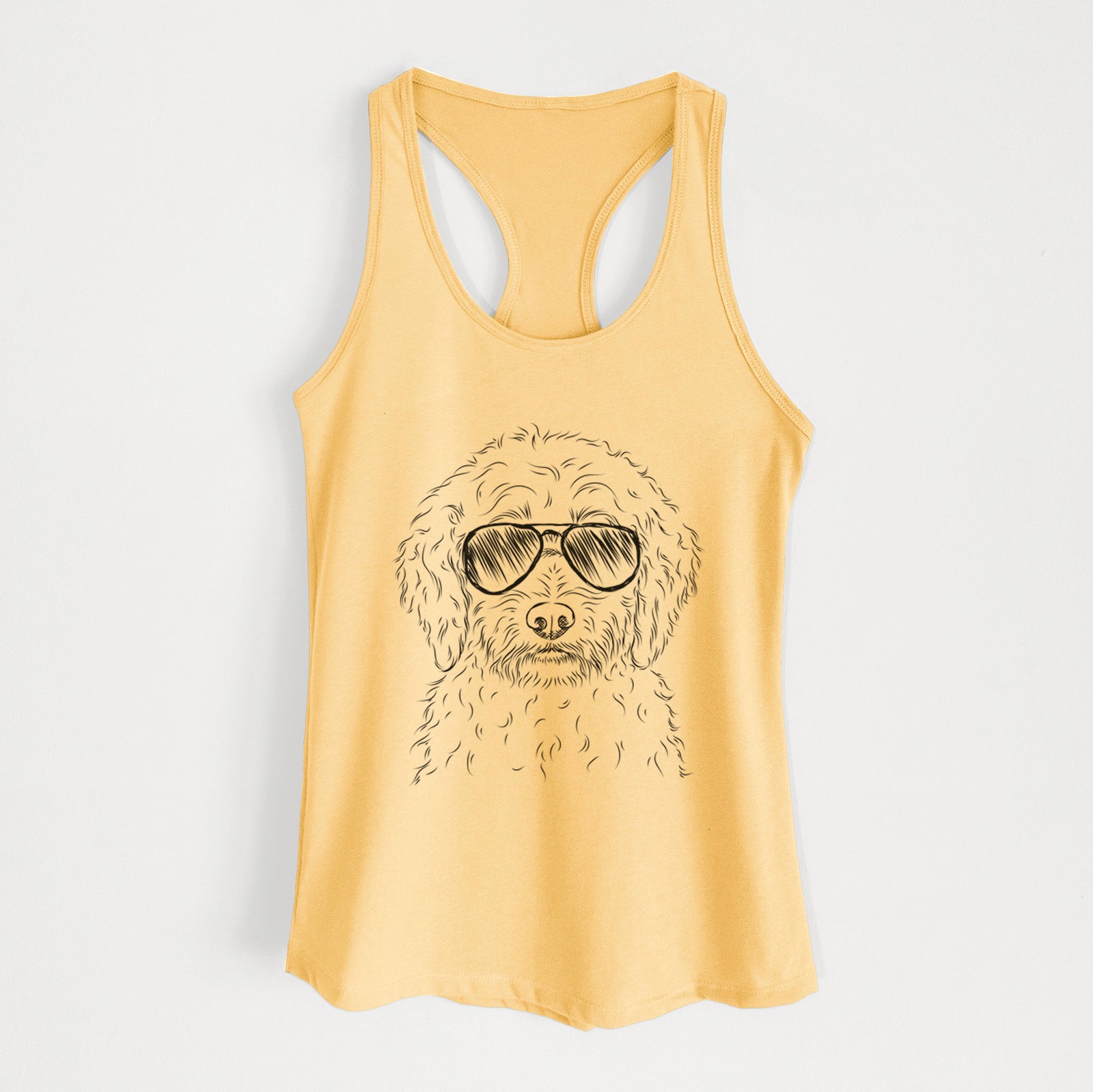 Teddy the Labradoodle - Women's Racerback Tanktop