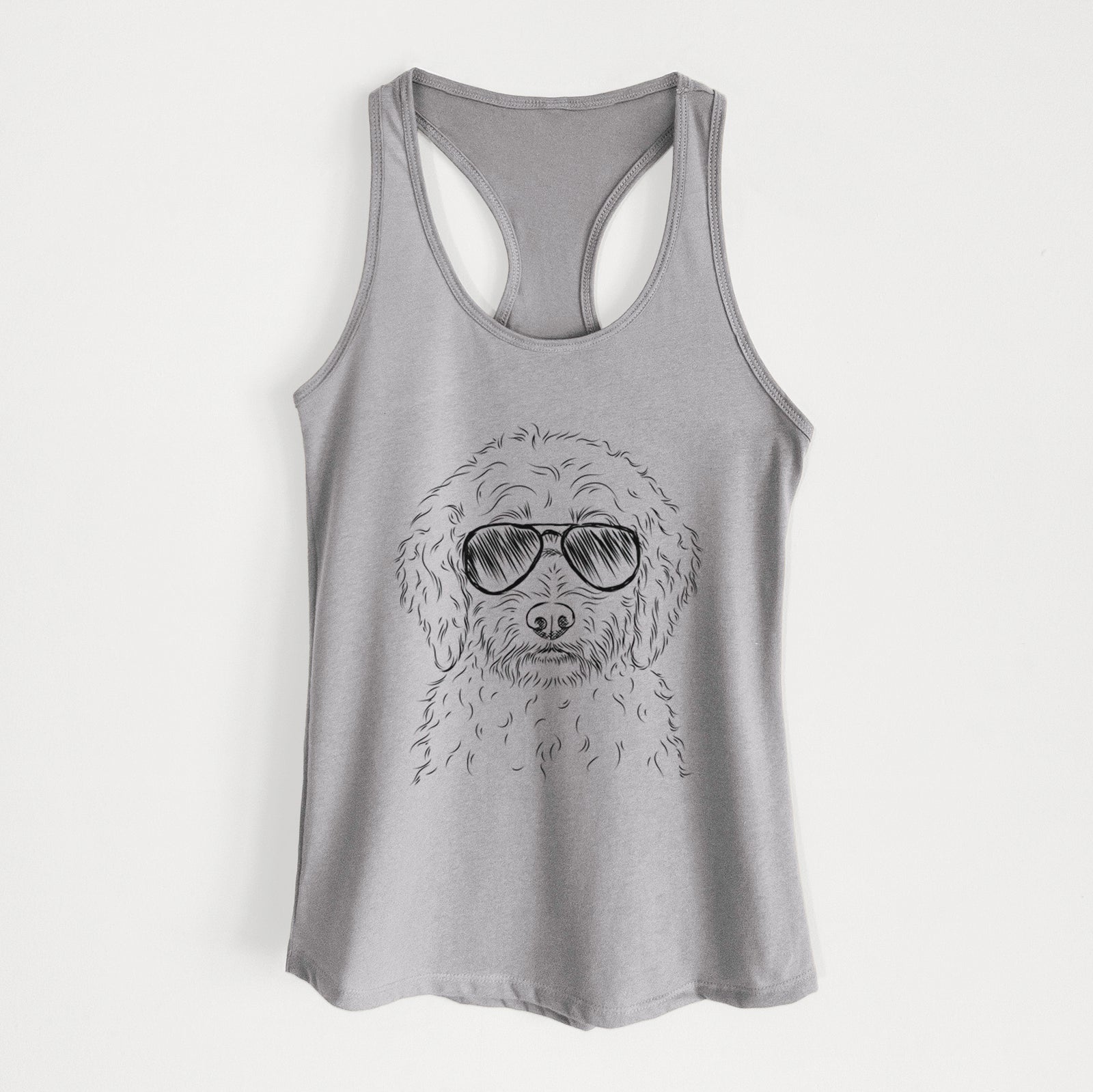 Teddy the Labradoodle - Women's Racerback Tanktop