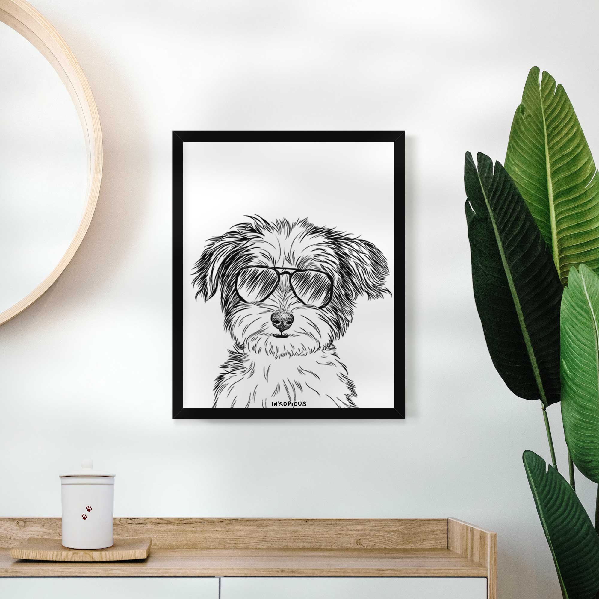 Teddy the Havanese Art Print