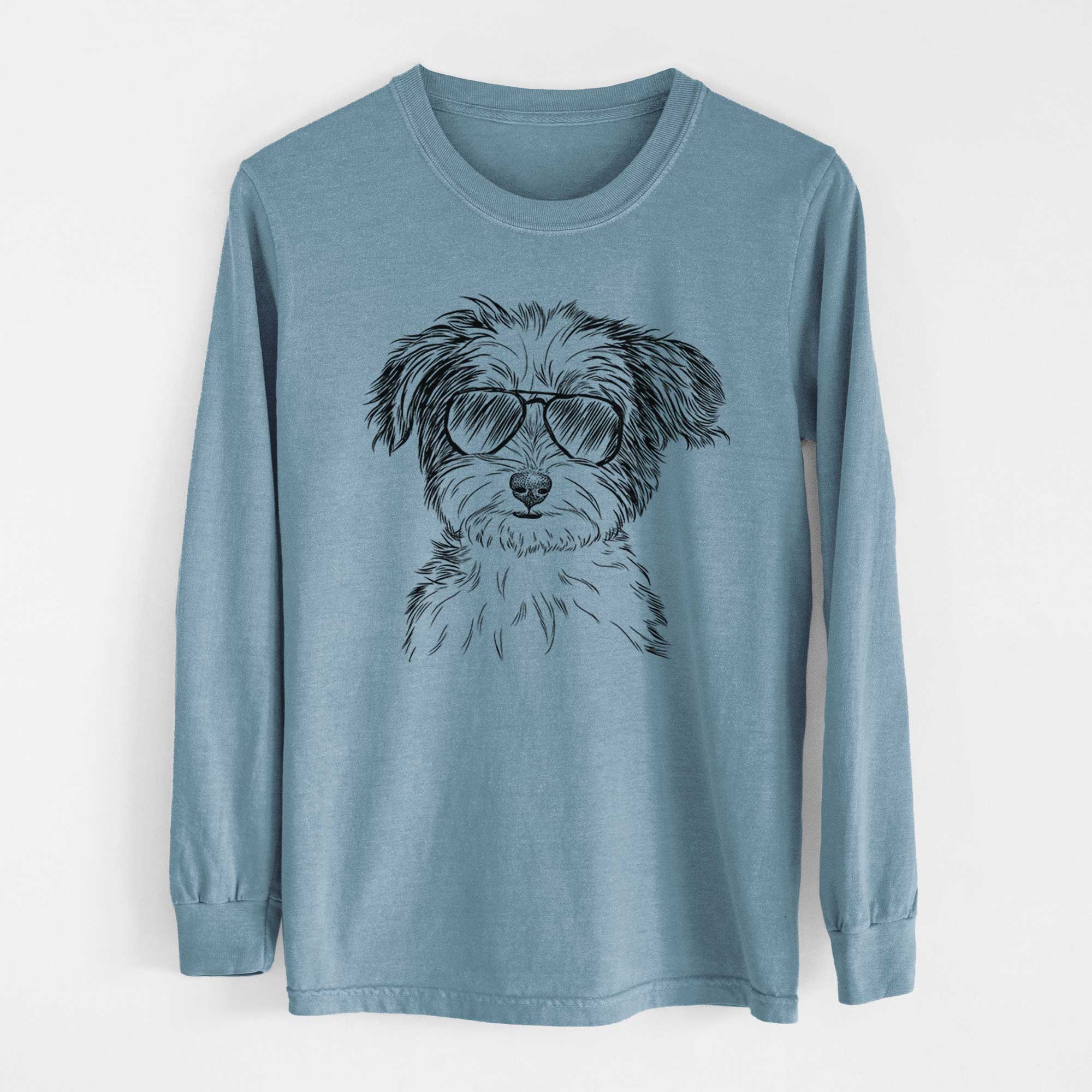 Aviators Teddy the Havanese - Heavyweight 100% Cotton Long Sleeve