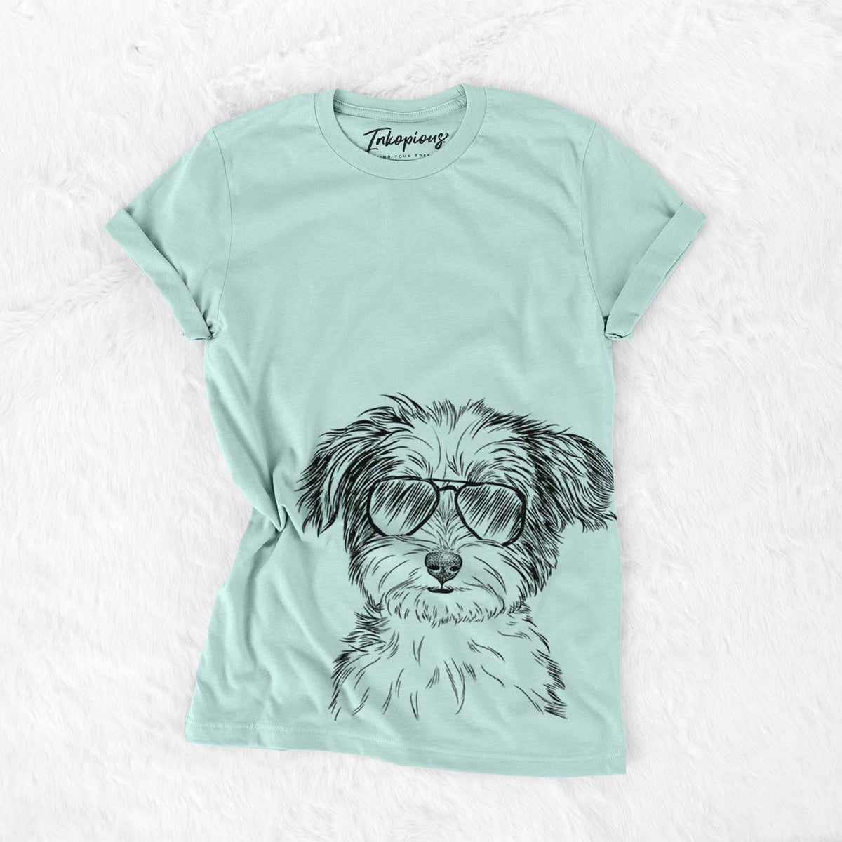 Aviator Teddy the Havanese - Unisex Crewneck
