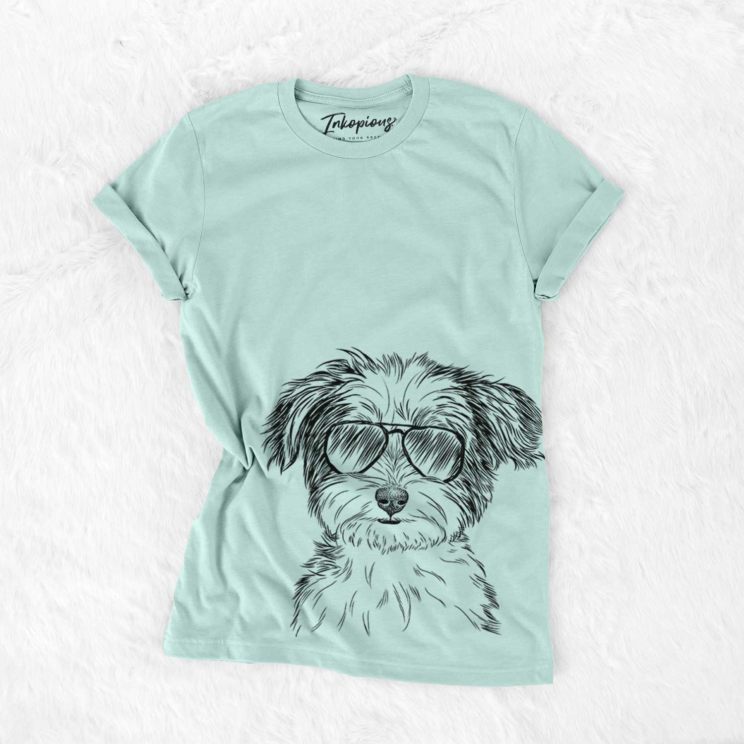 Aviator Teddy the Havanese - Unisex Crewneck