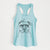 Teddy Jam the Pitbull - Women's Racerback Tanktop