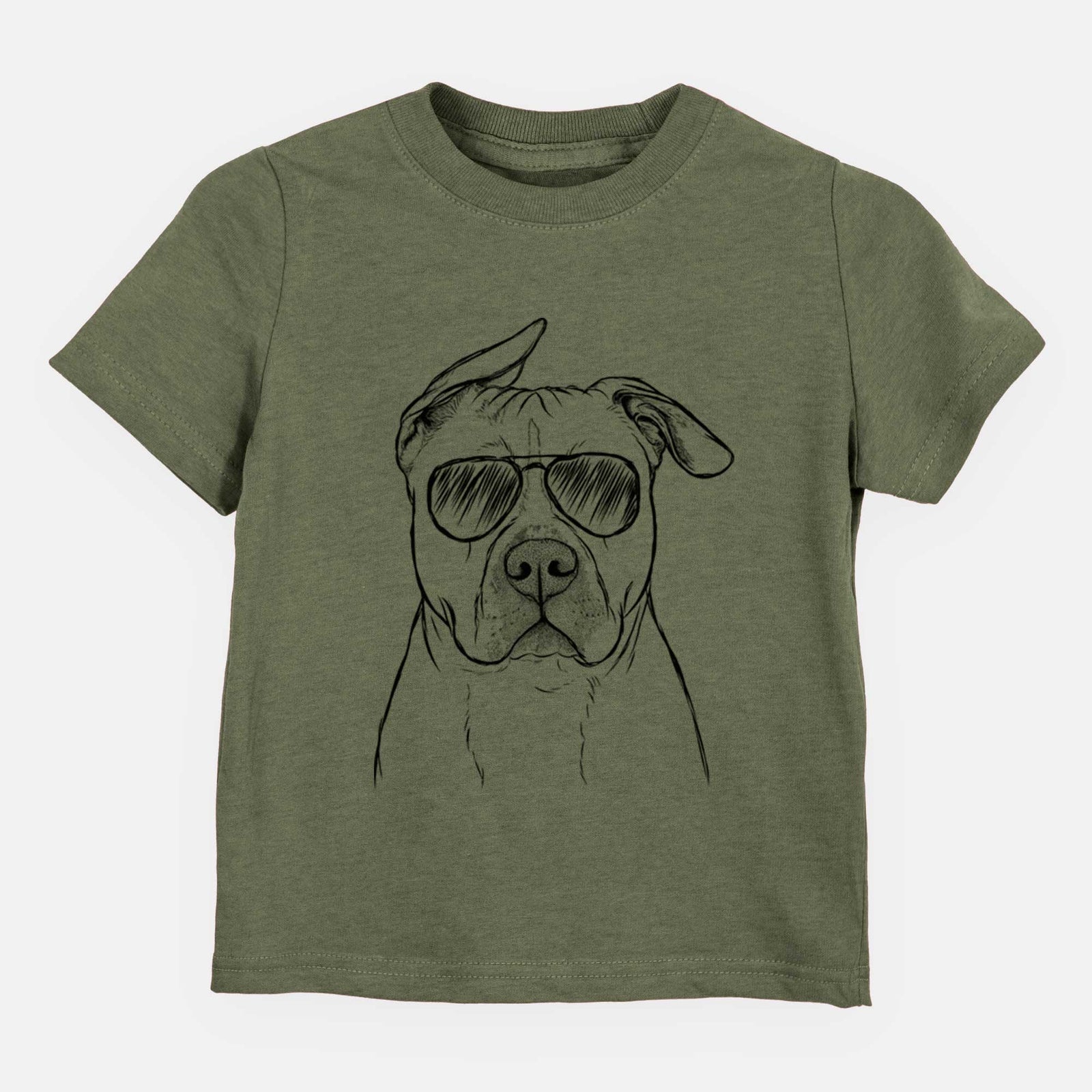 Aviator Teddy Jam the Pitbull - Kids/Youth/Toddler Shirt