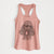 Teddy the Mini Poodle - Women's Racerback Tanktop