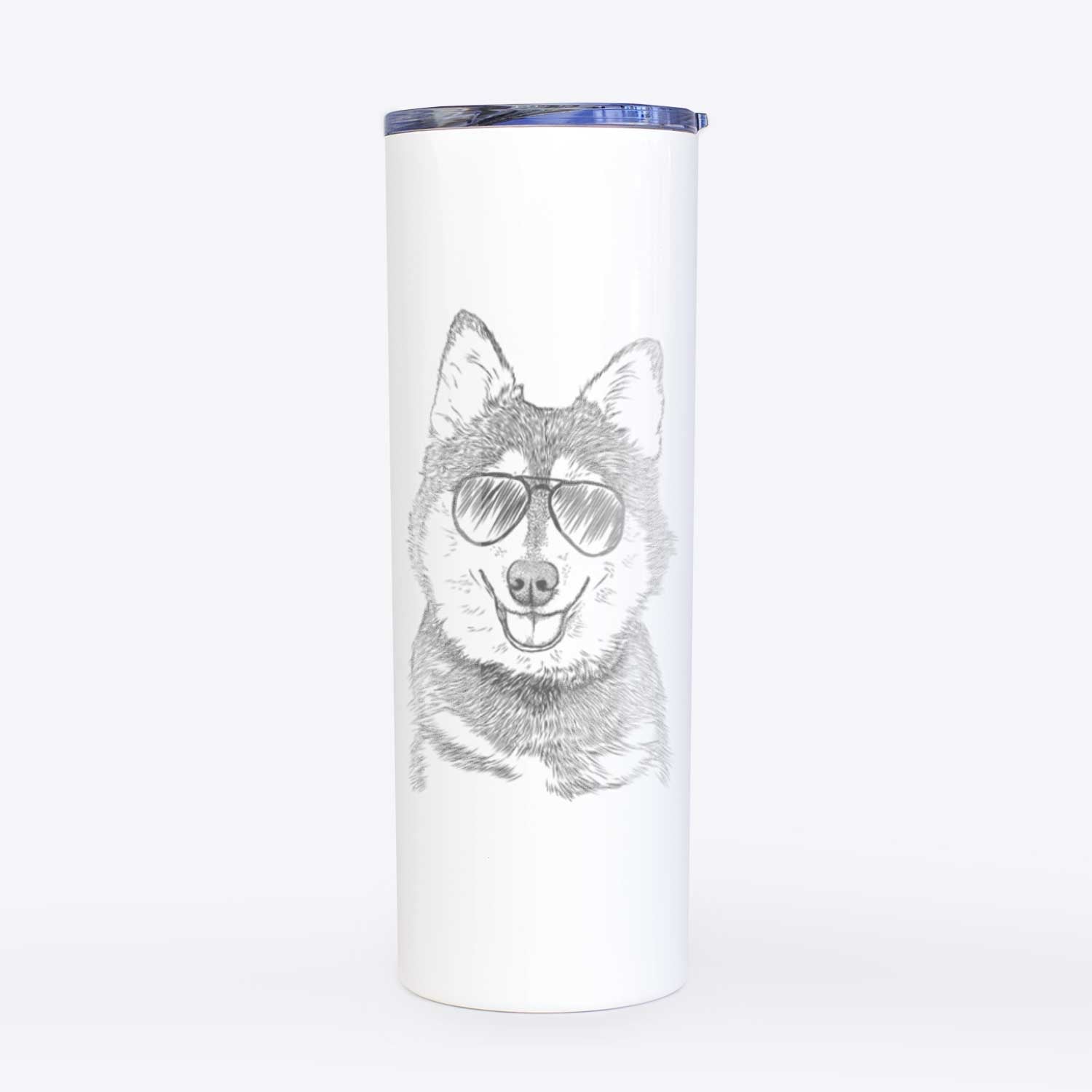 Tellie the Alaskan Klee Kai - 20oz Skinny Tumbler