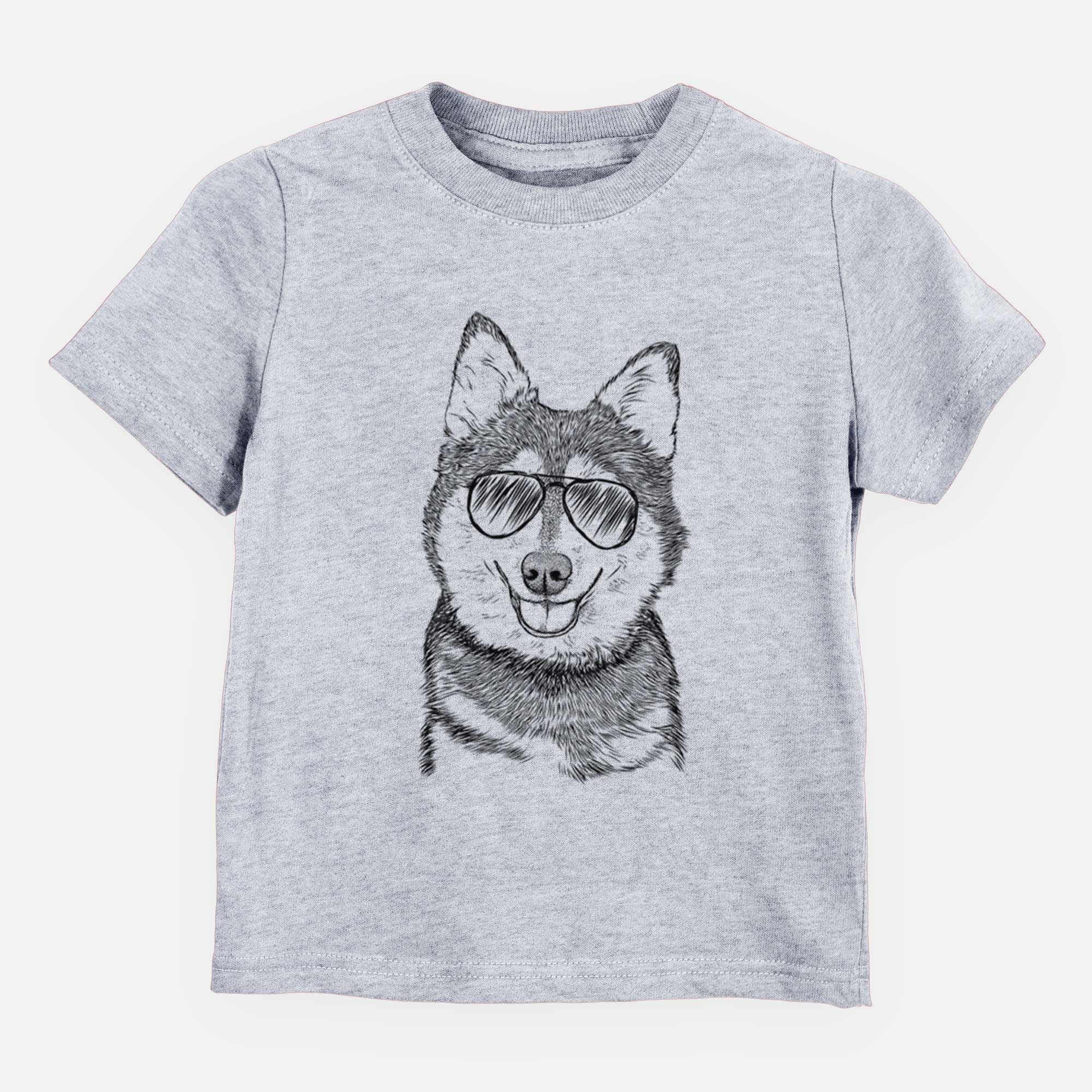 Aviator Tellie the Alaskan Klee Kai - Kids/Youth/Toddler Shirt