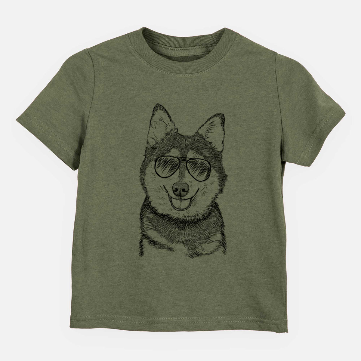 Aviator Tellie the Alaskan Klee Kai - Kids/Youth/Toddler Shirt