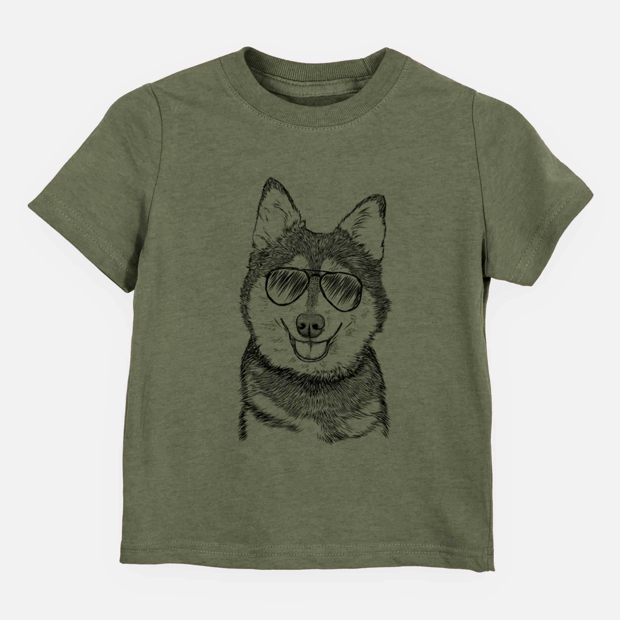 Aviator Tellie the Alaskan Klee Kai - Kids/Youth/Toddler Shirt