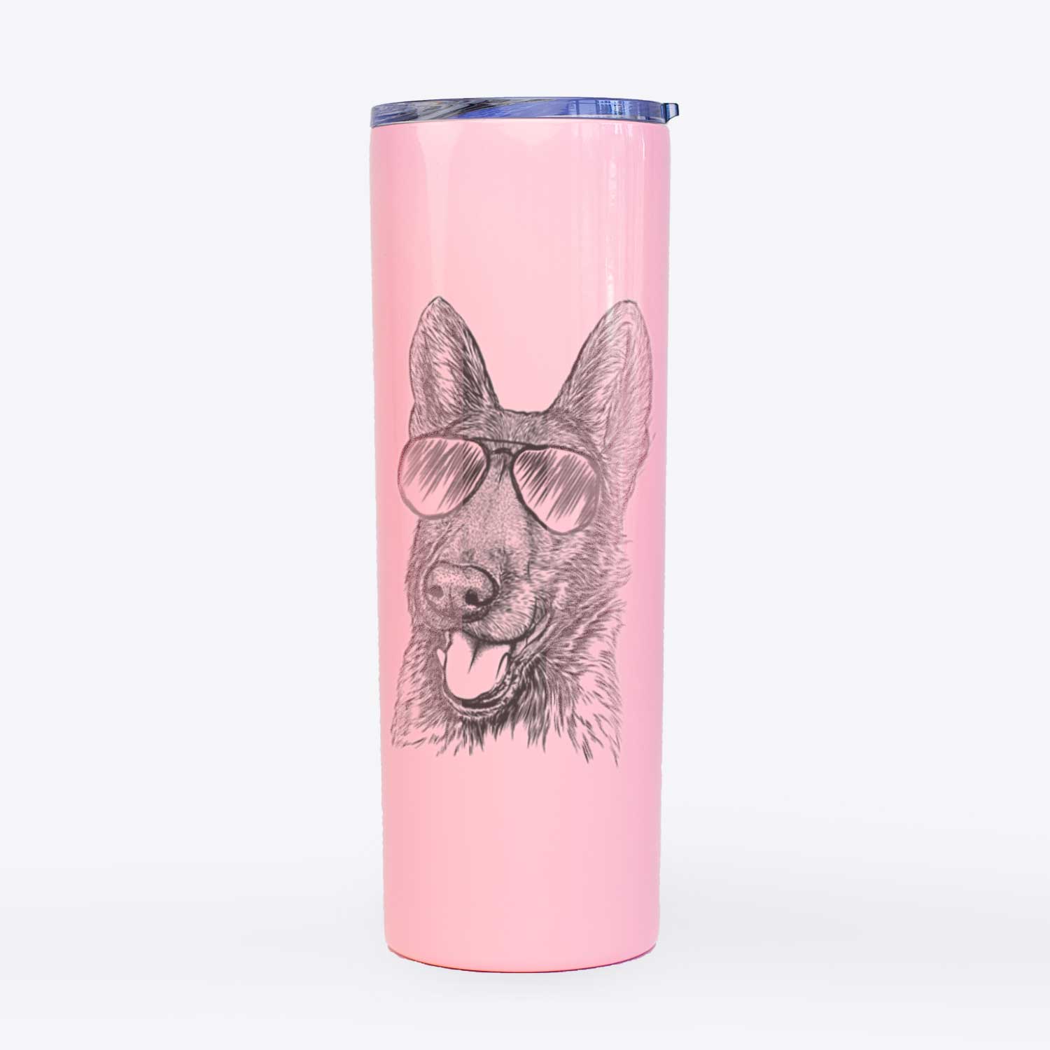 Tena the German Shepherd - 20oz Skinny Tumbler