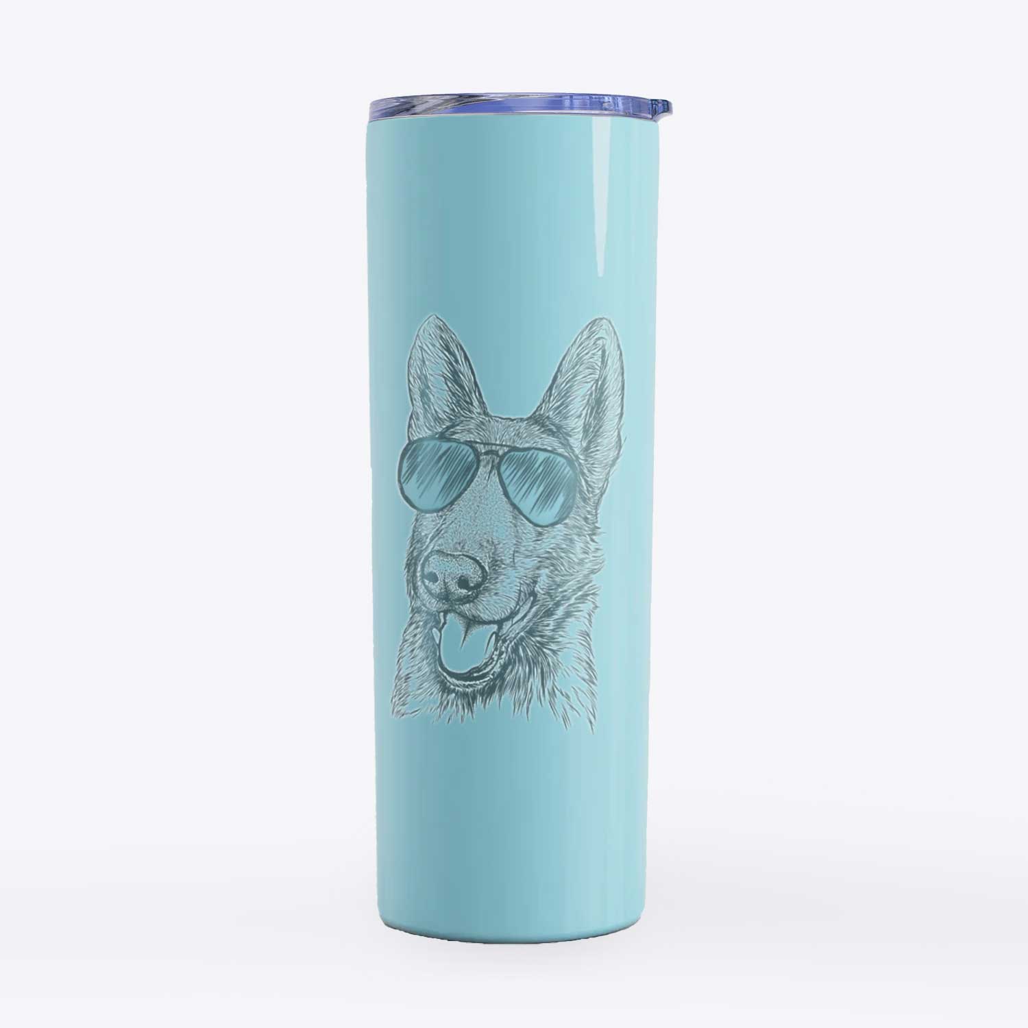 Tena the German Shepherd - 20oz Skinny Tumbler