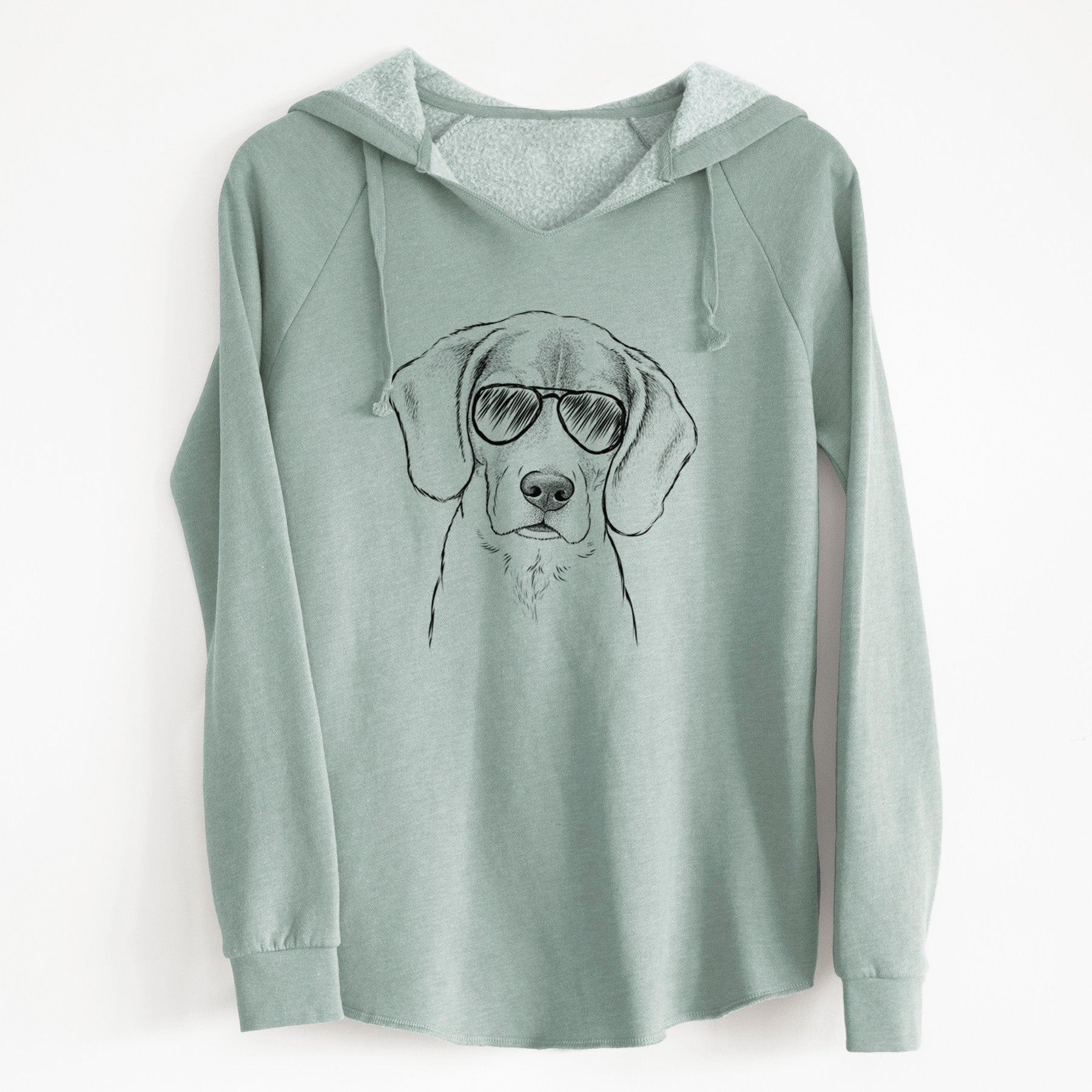 Aviator Thea the Beagle - Cali Wave Hooded Sweatshirt