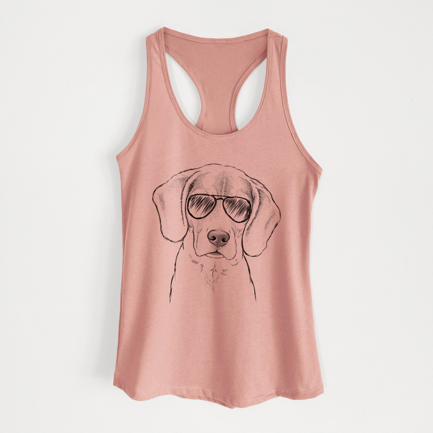 Thea the Beagle - Women's Racerback Tanktop