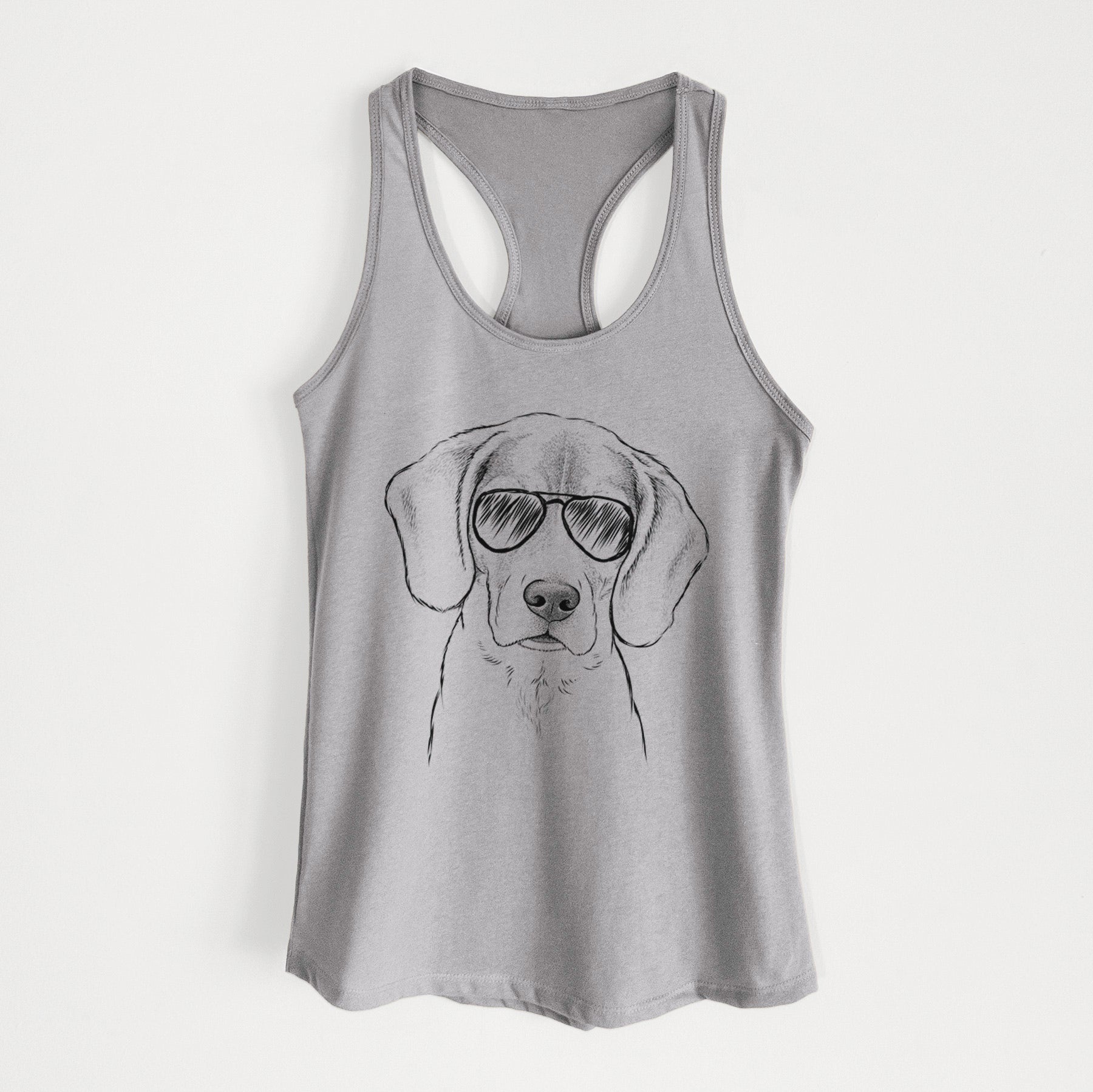 Thea the Beagle - Women's Racerback Tanktop