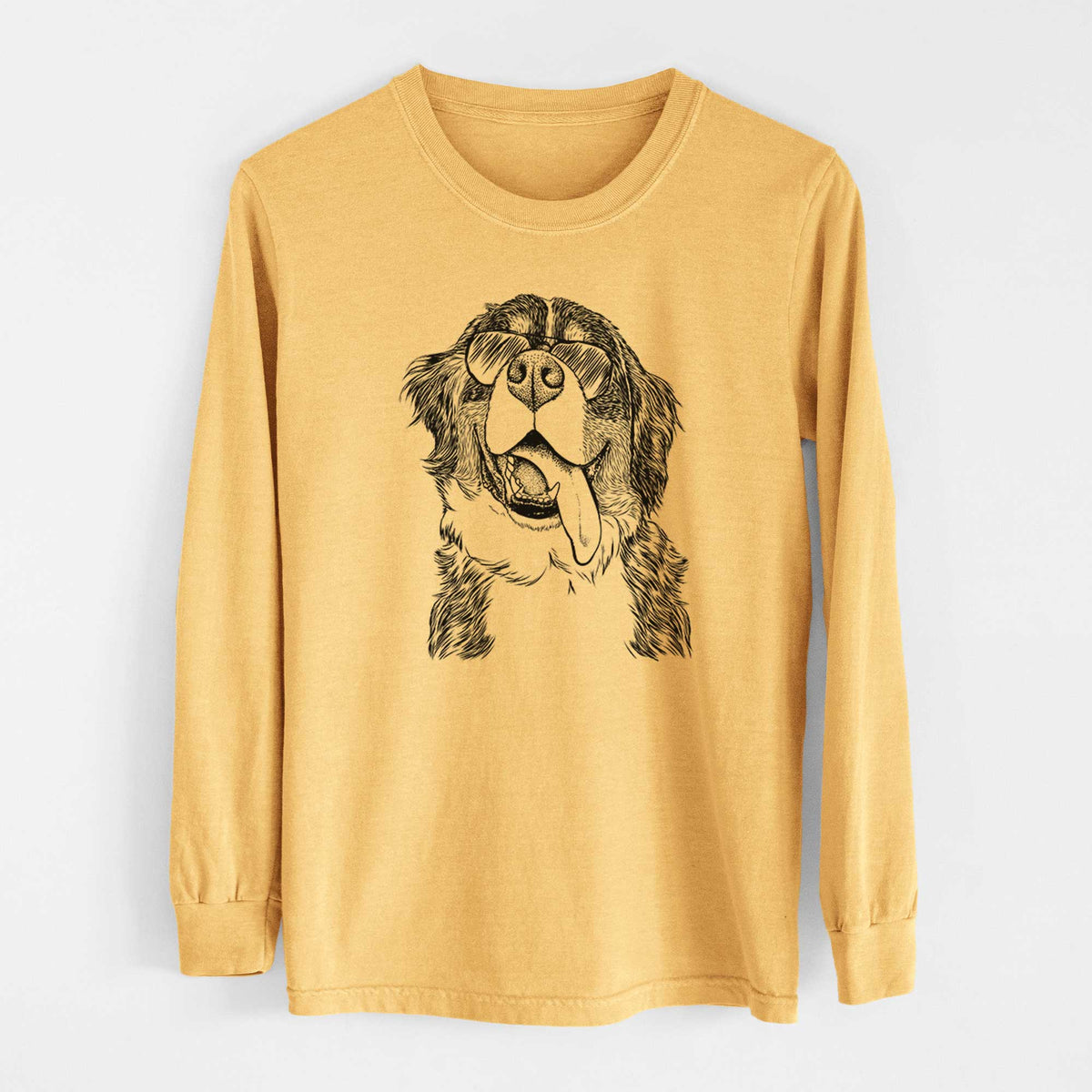 Aviators Theo the Bernese Mountain Dog - Heavyweight 100% Cotton Long Sleeve