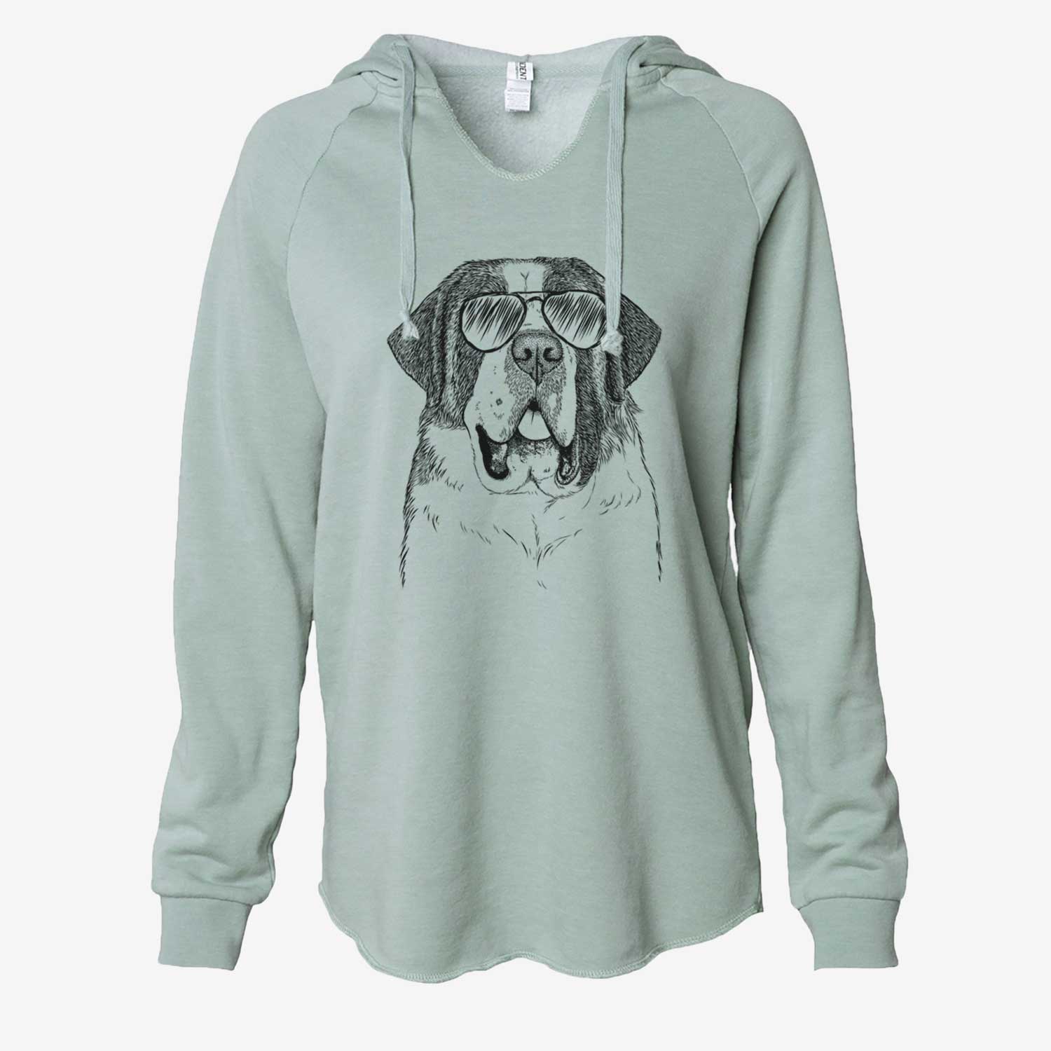 Thor the Saint Bernard - Cali Wave Hooded Sweatshirt