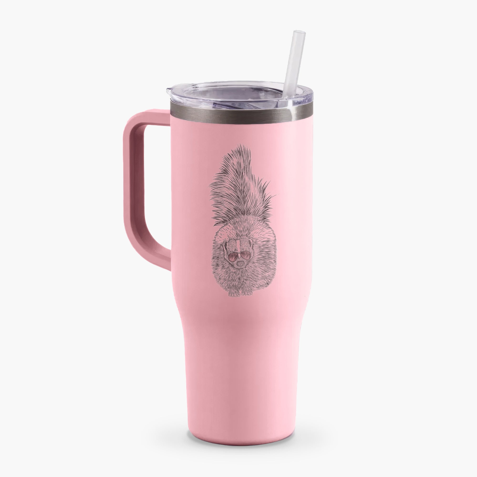 Tibbs the Skunk - 40oz Tumbler with Handle