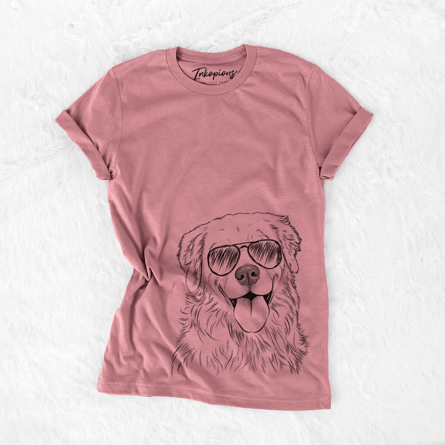 Ticket the Golden Retriever - Bella Canvas Unisex Crewneck