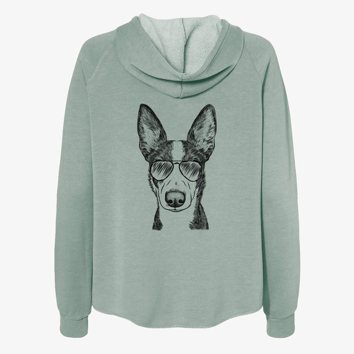 Tigm the Bippet - Women's Cali Wave Zip-Up Sweatshirt