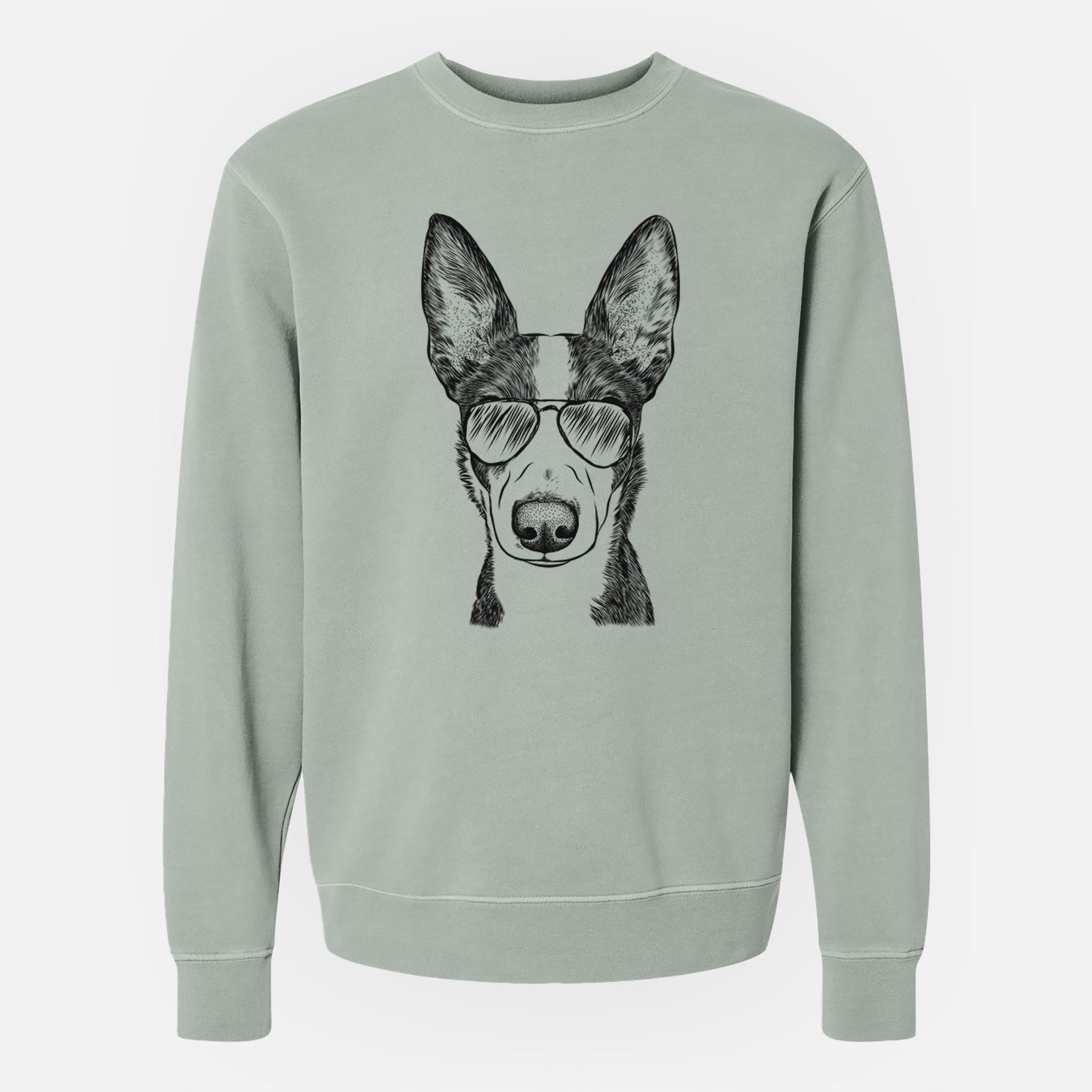 Aviator Tigm the Bippet - Unisex Pigment Dyed Crew Sweatshirt