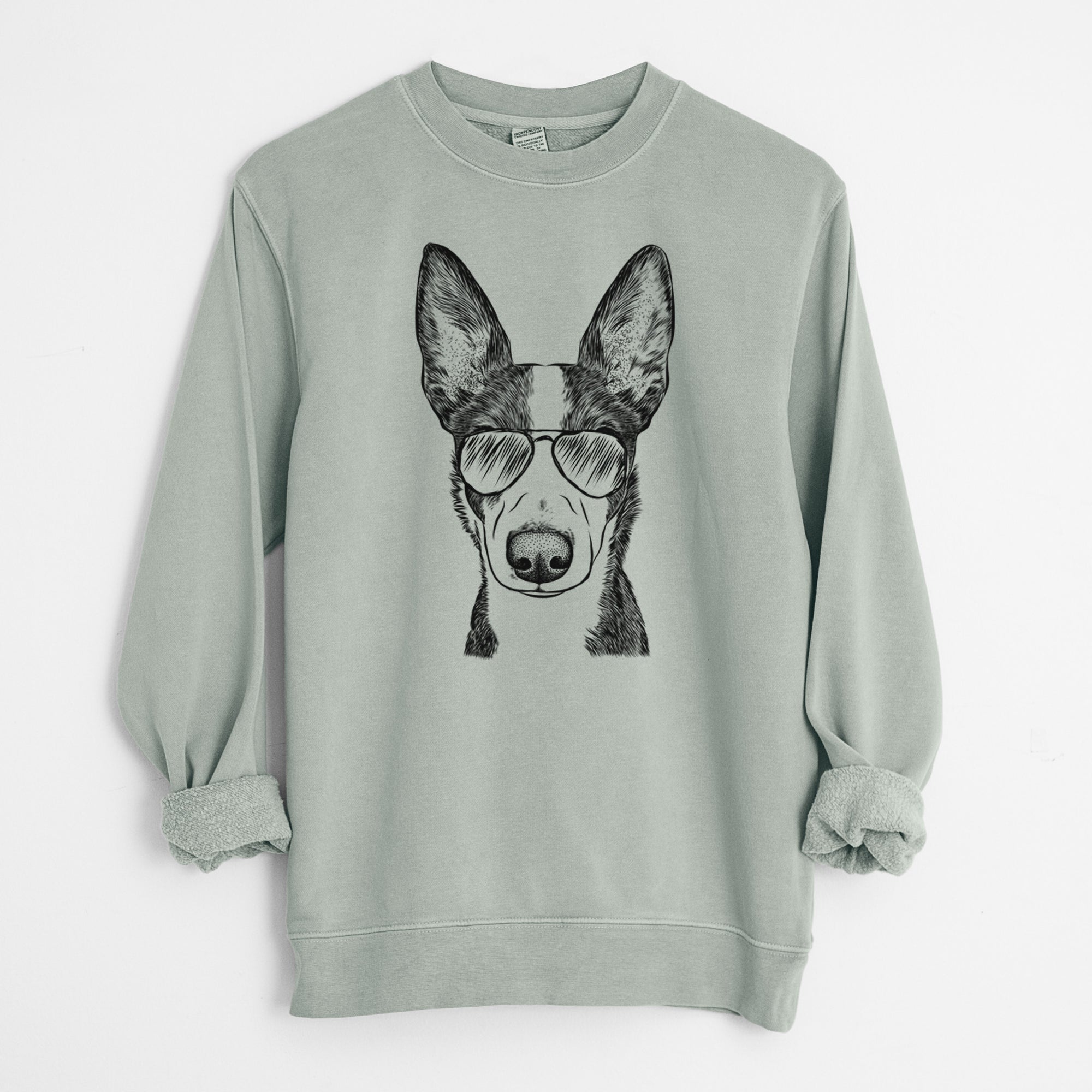 Aviator Tigm the Bippet - Unisex Pigment Dyed Crew Sweatshirt