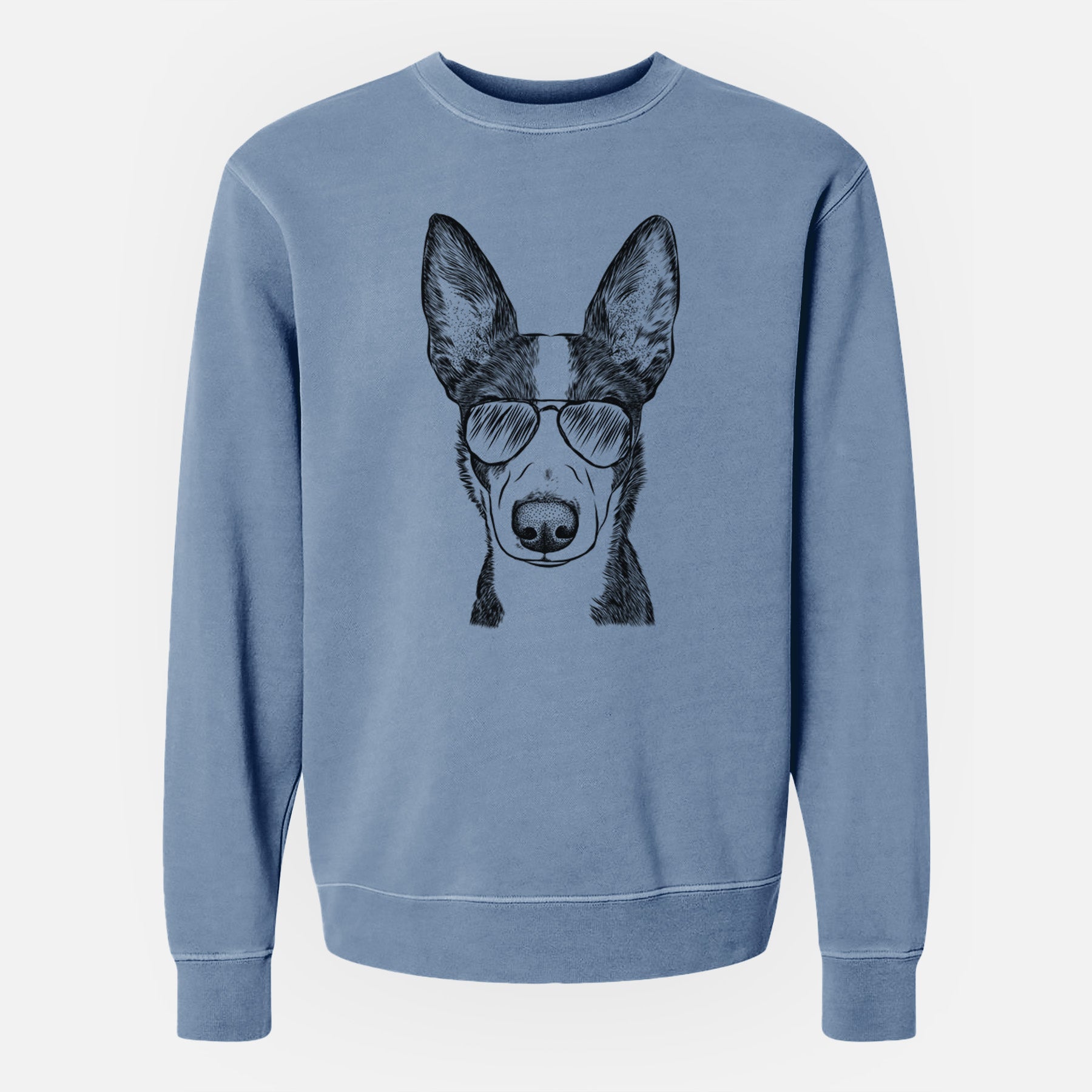 Aviator Tigm the Bippet - Unisex Pigment Dyed Crew Sweatshirt