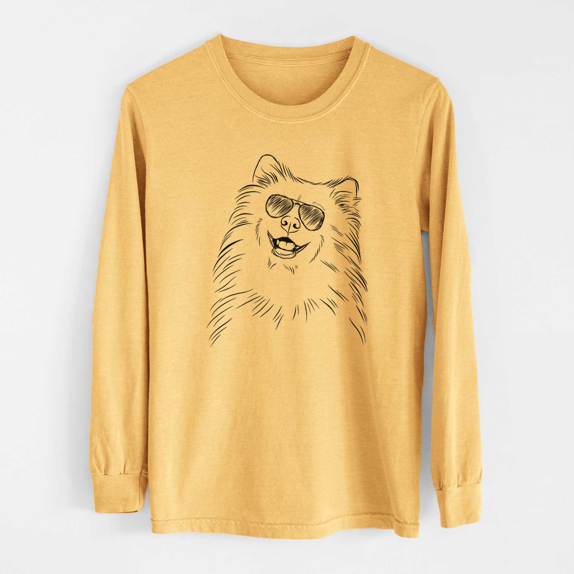 Aviators Tillie the Samoyed - Heavyweight 100% Cotton Long Sleeve