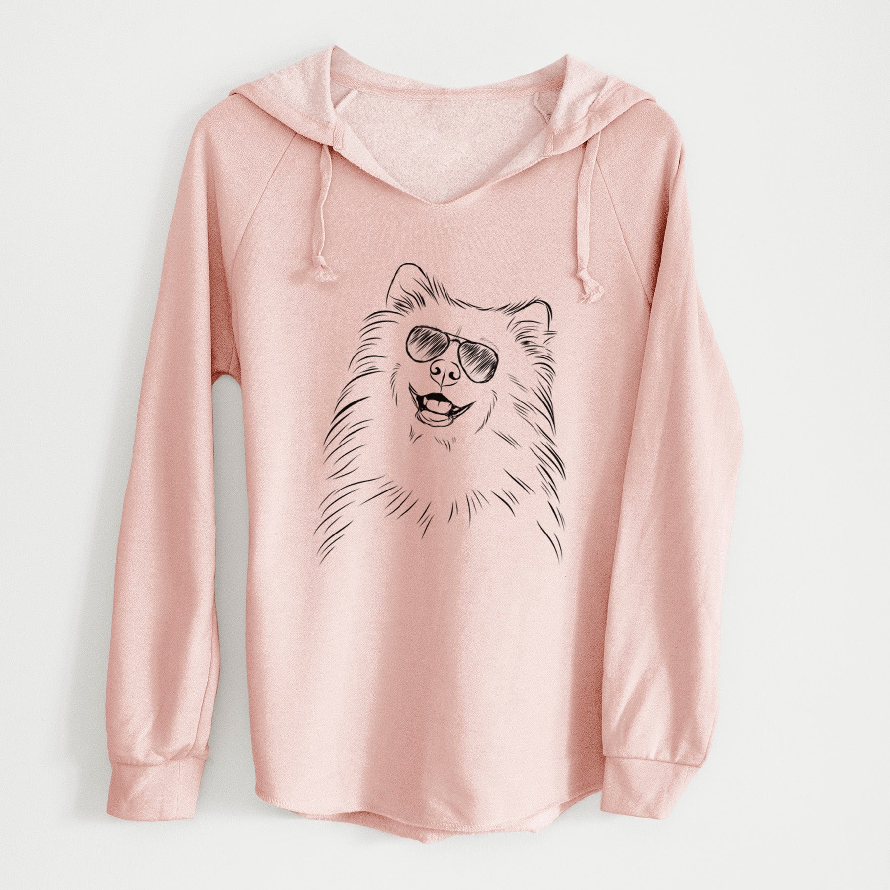 Aviator Tillie the Samoyed - Cali Wave Hooded Sweatshirt