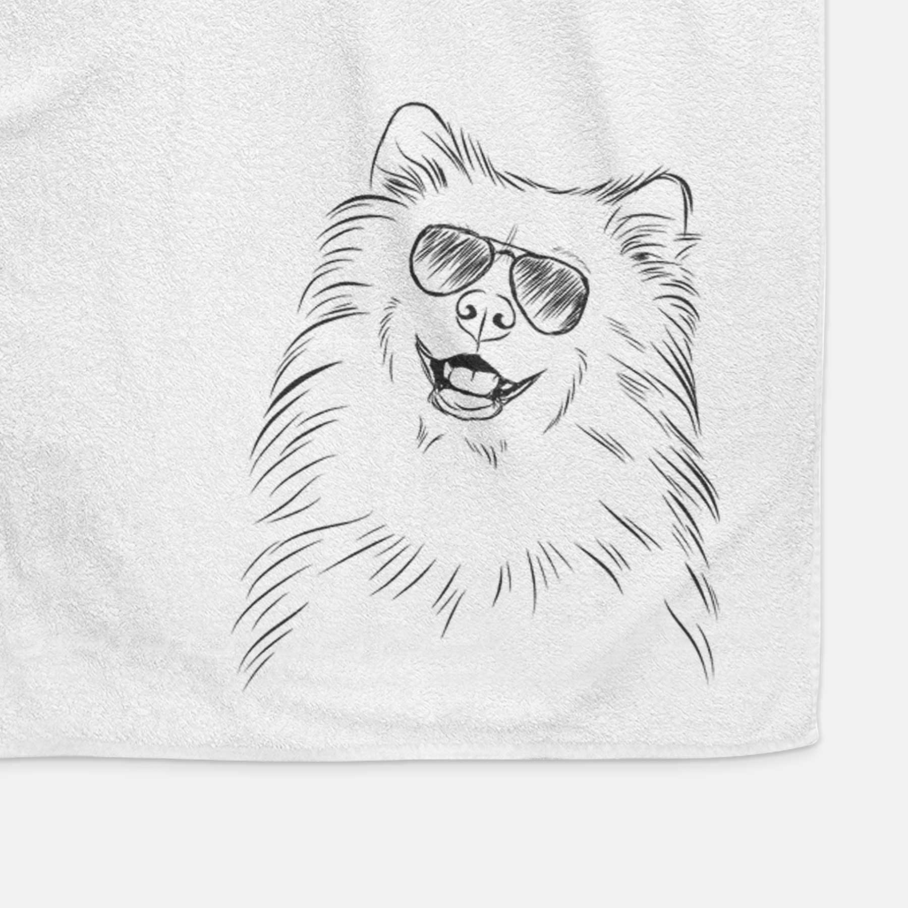 Tillie the Samoyed Decorative Hand Towel