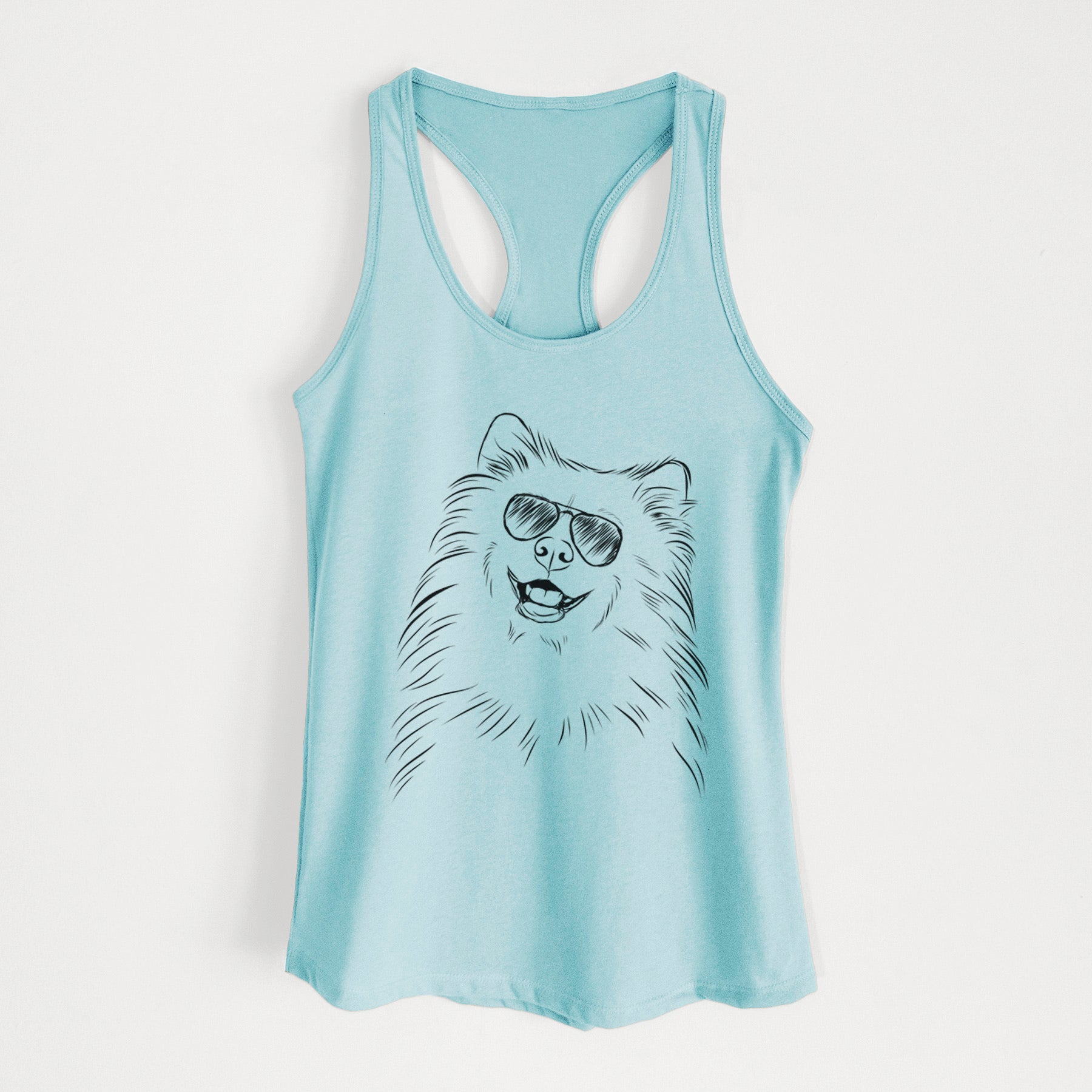 Tillie the Samoyed - Women's Racerback Tanktop