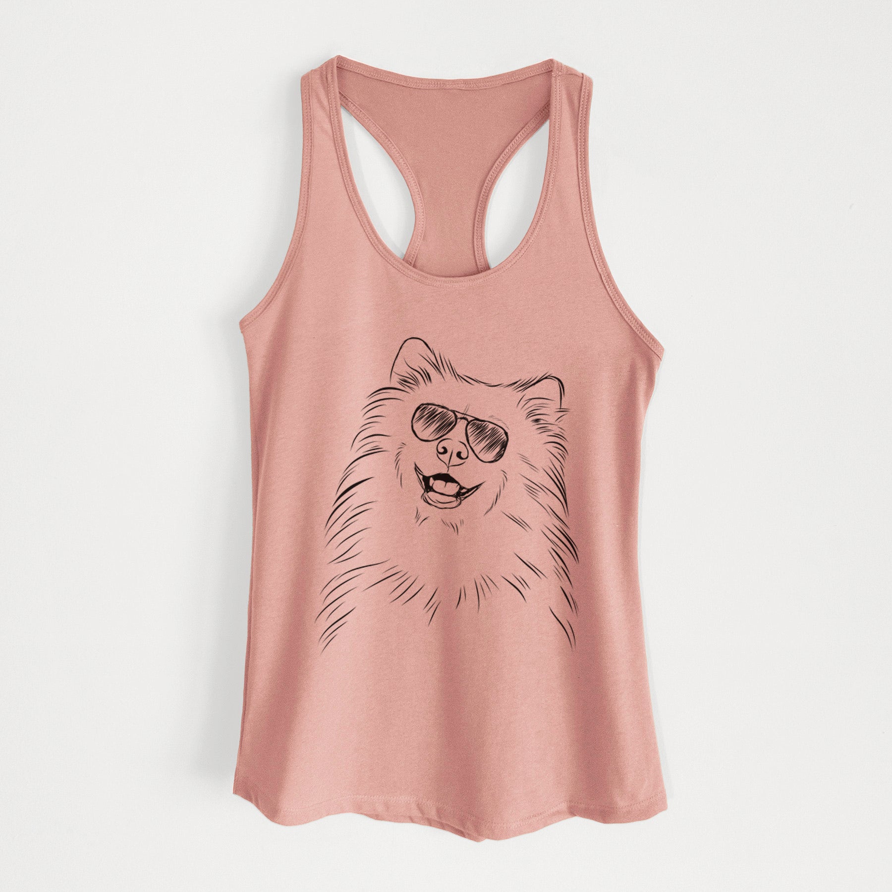 Tillie the Samoyed - Women's Racerback Tanktop