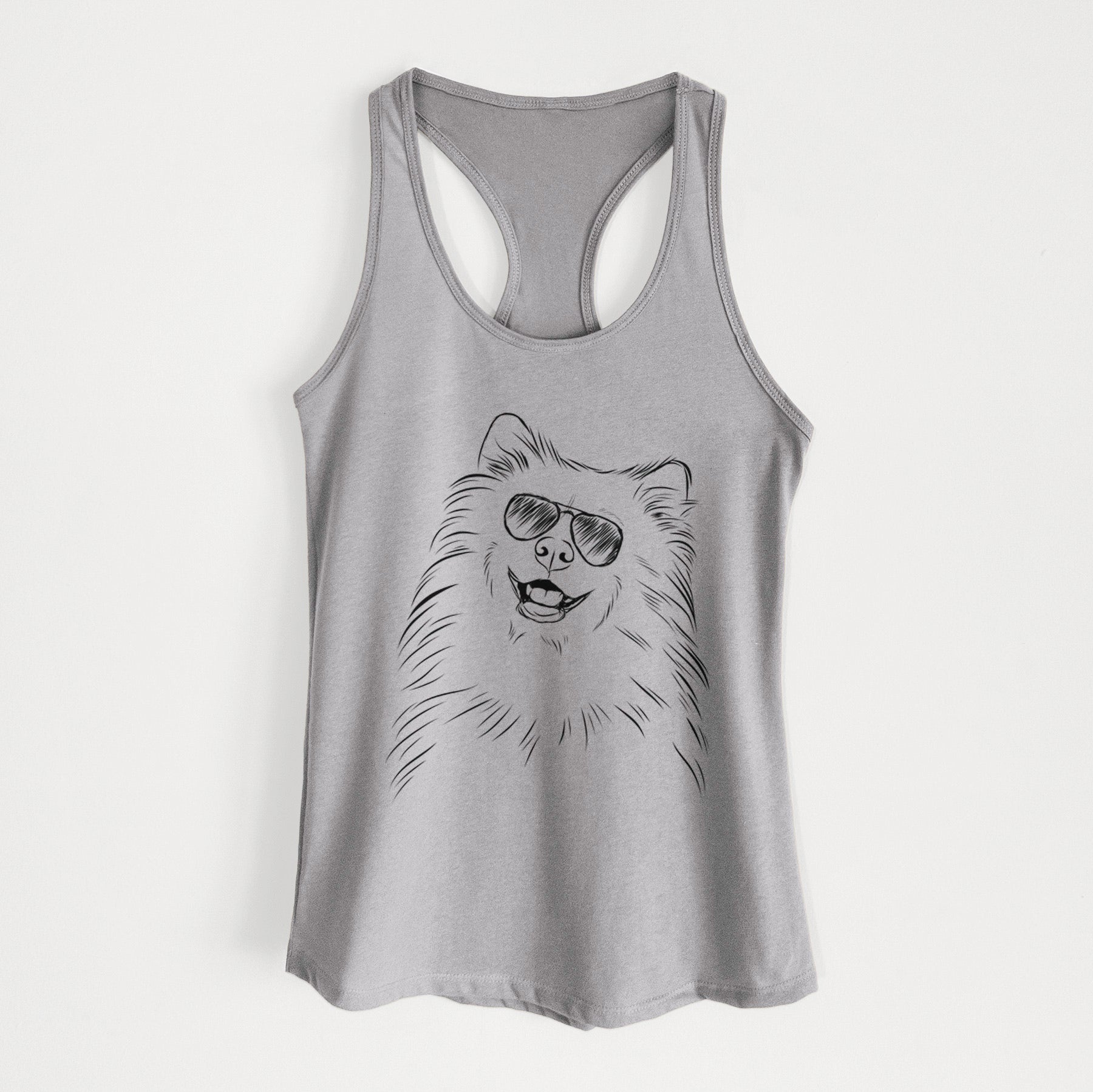 Tillie the Samoyed - Women's Racerback Tanktop