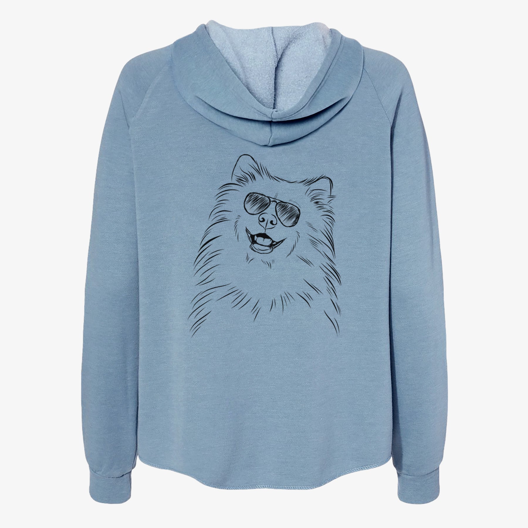 Tillie the Samoyed - Women's Cali Wave Zip-Up Sweatshirt