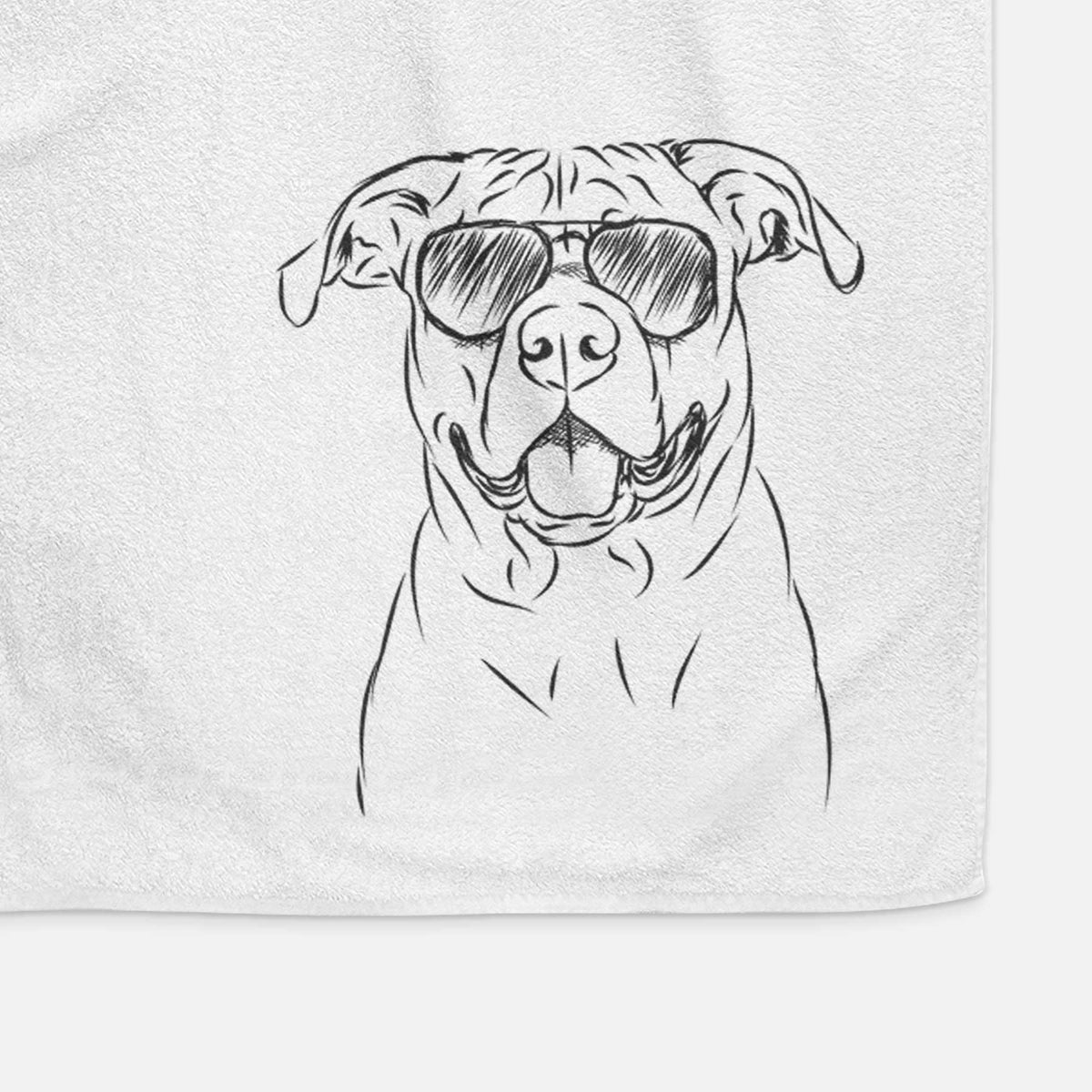 Timmy the Mixed Breed Decorative Hand Towel
