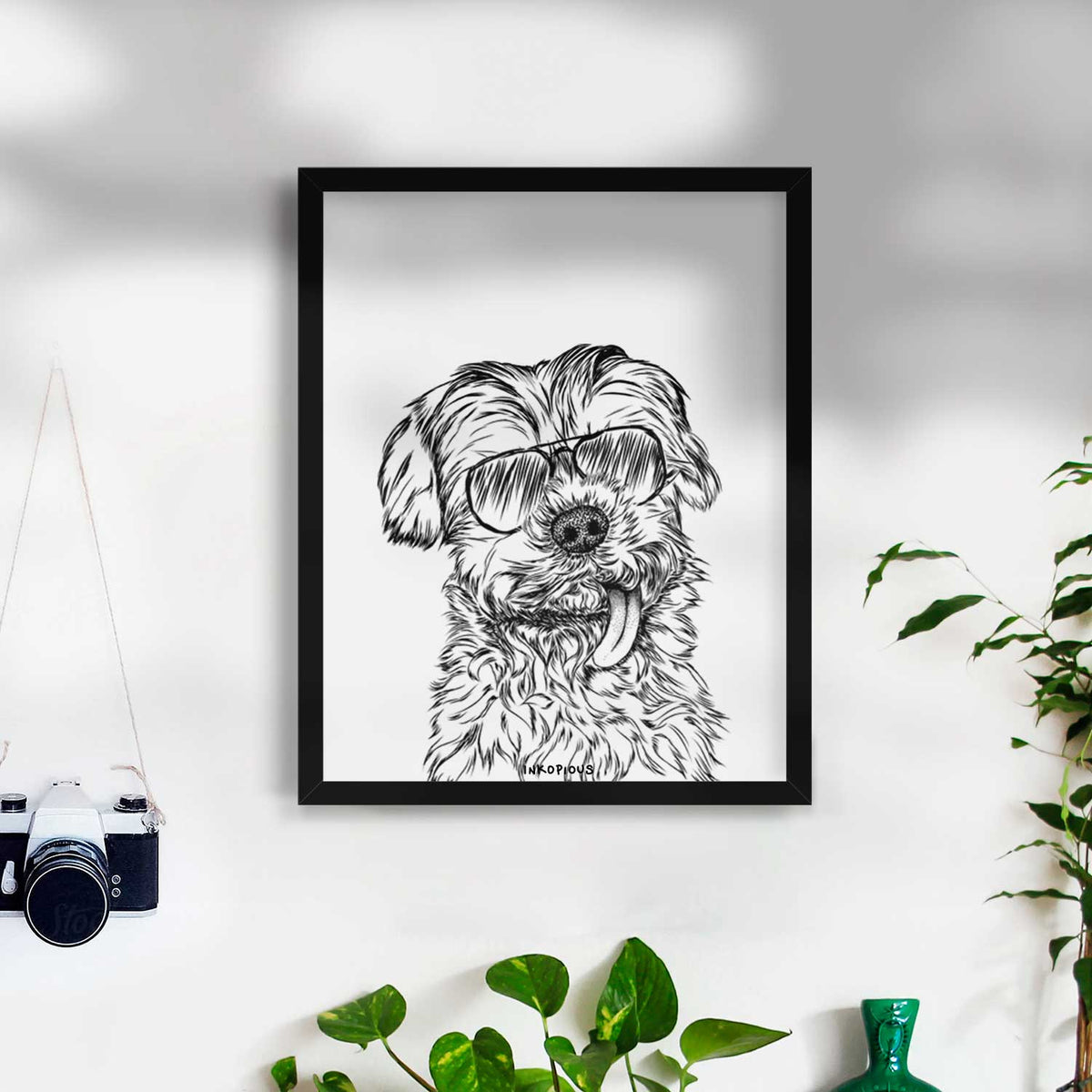 Tiny Titan the Shih Tzu Art Print