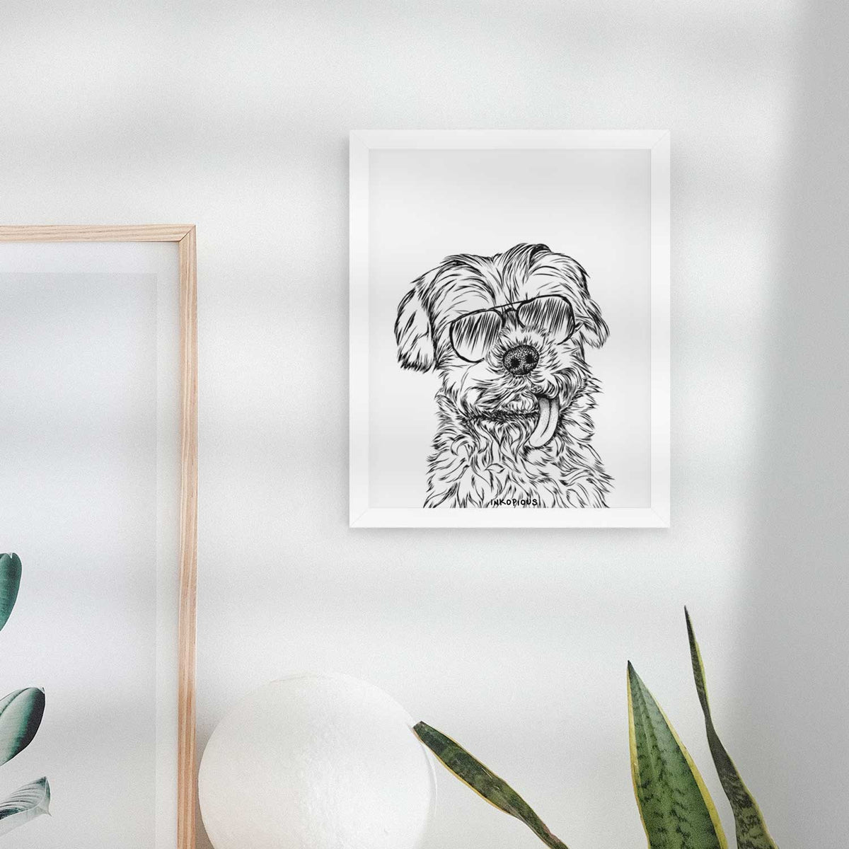 Tiny Titan the Shih Tzu Art Print