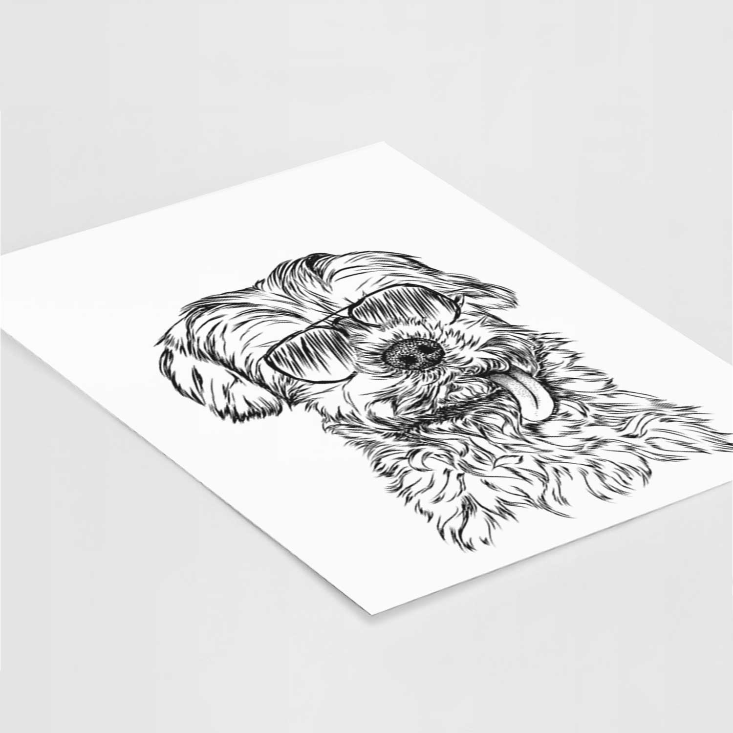 Tiny Titan the Shih Tzu Art Print