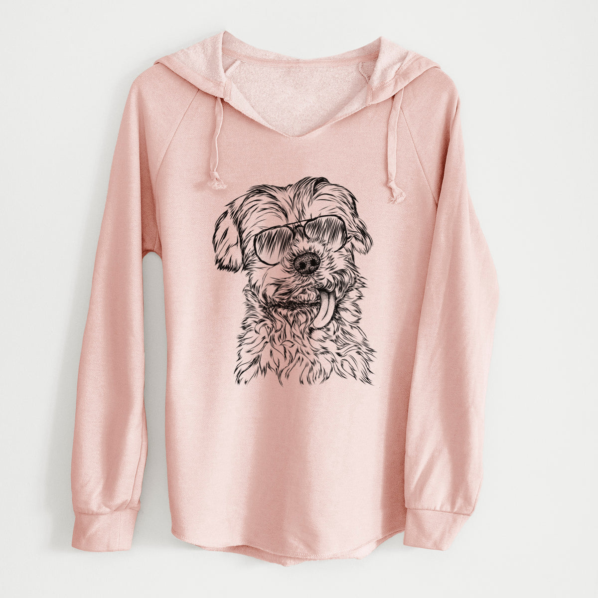 Aviator Tiny Titan the Shih Tzu - Cali Wave Hooded Sweatshirt