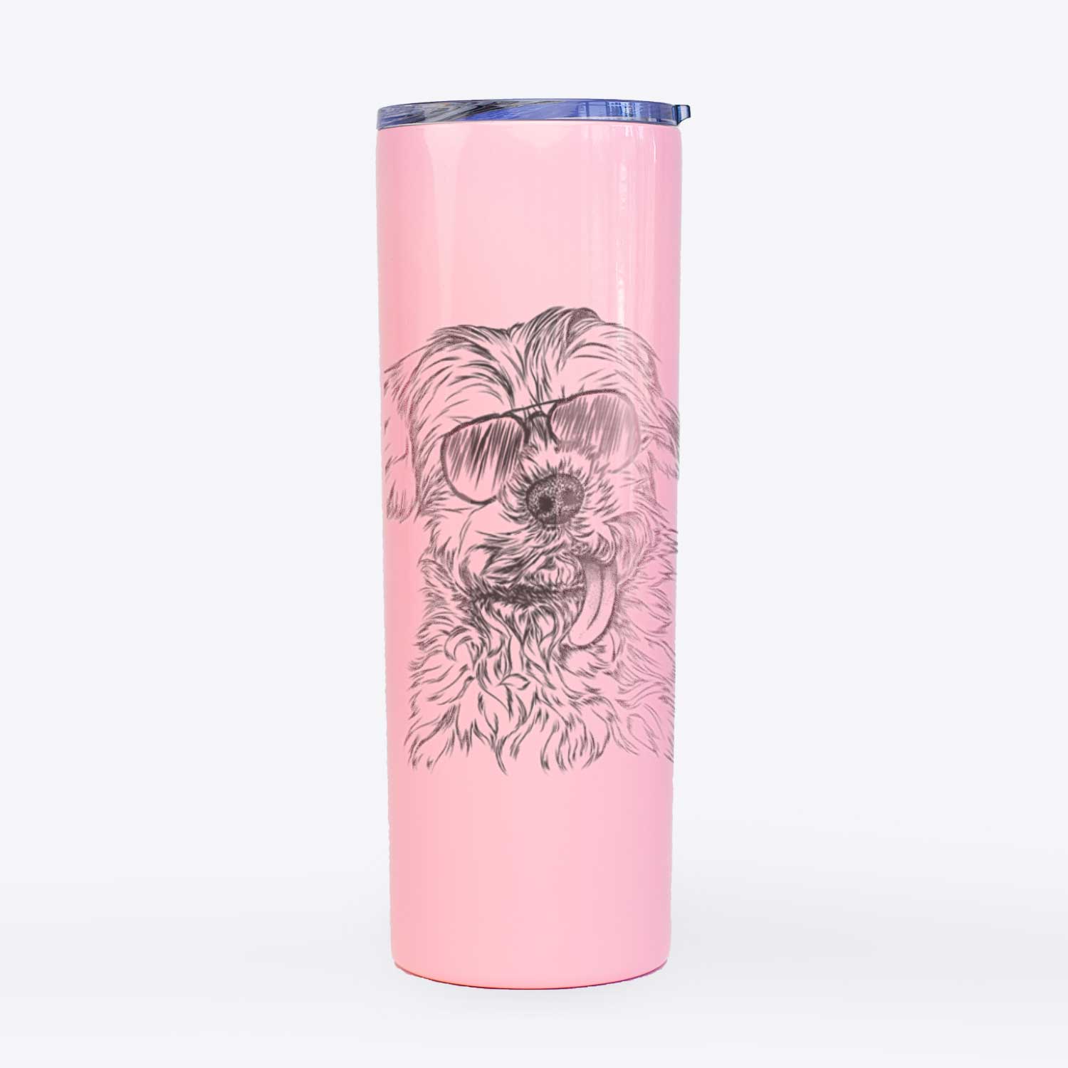 Tiny Titan the Shih Tzu - 20oz Skinny Tumbler