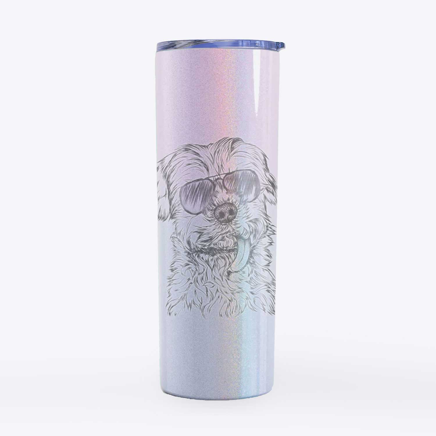 Tiny Titan the Shih Tzu - 20oz Skinny Tumbler